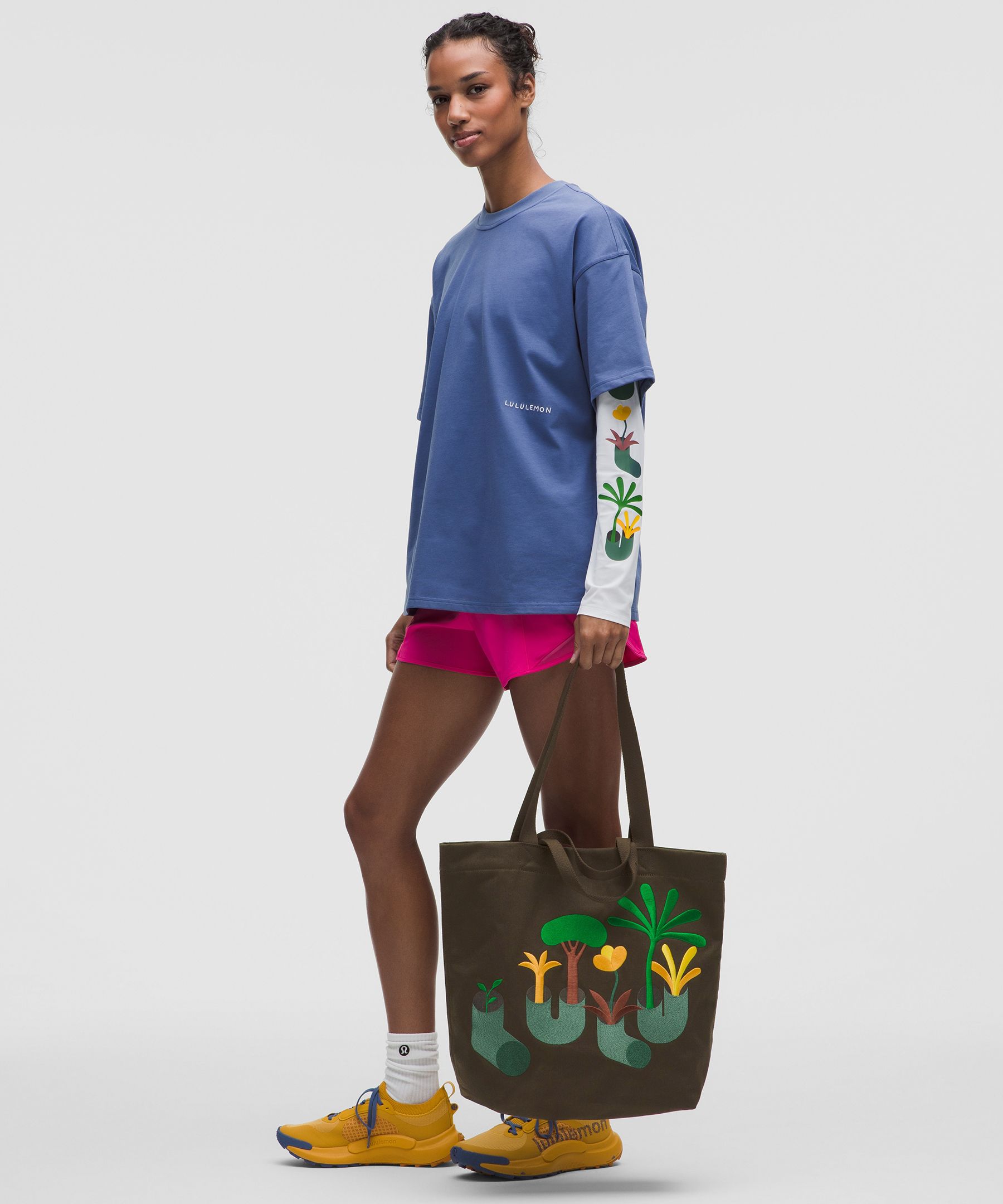 lululemon x Geoff McFetridge Double-Handle Canvas Tote Bag 17L