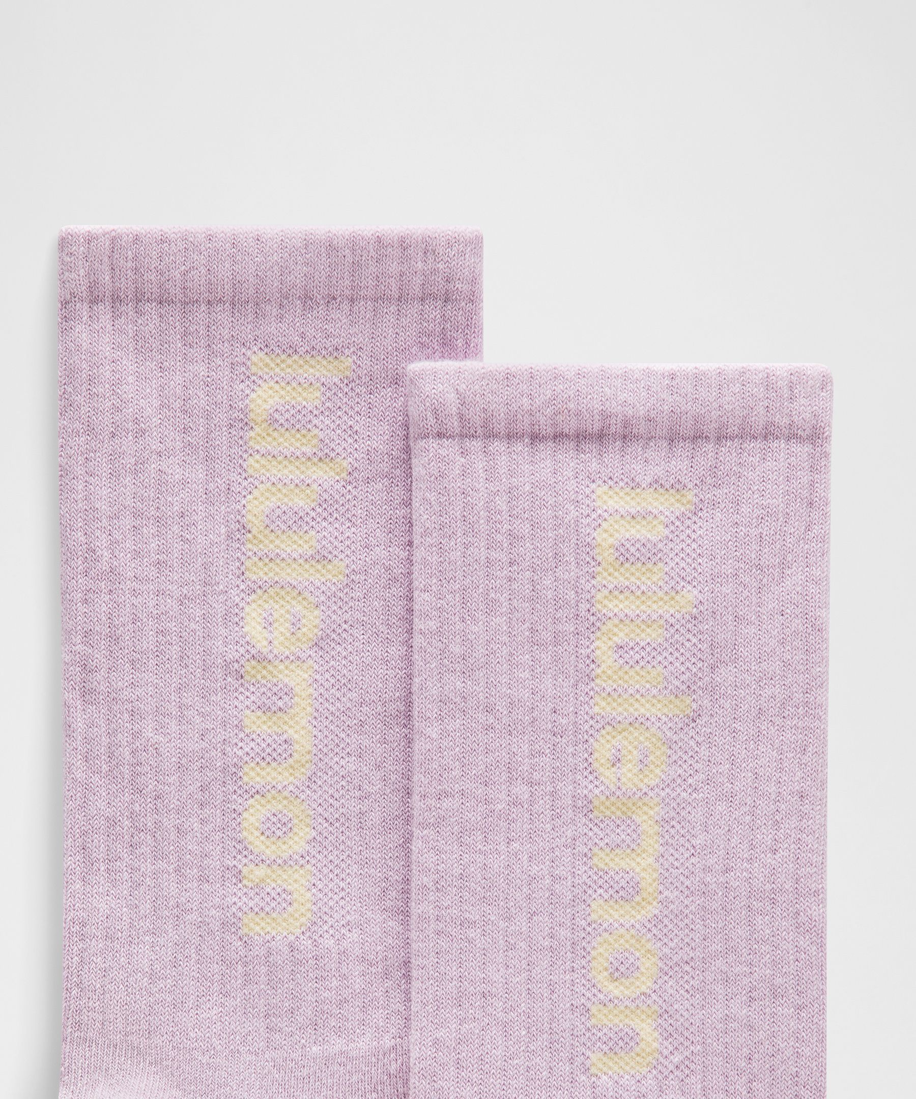 Unisex Daily Essential Crew Socks *Wordmark