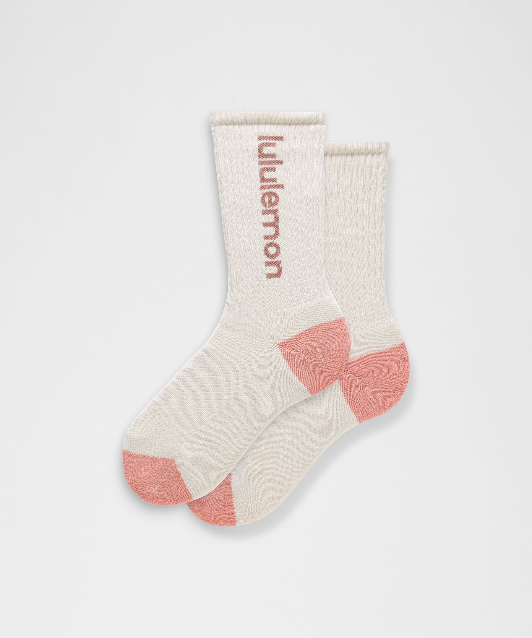 Unisex Daily Essential Crew Socks *Wordmark