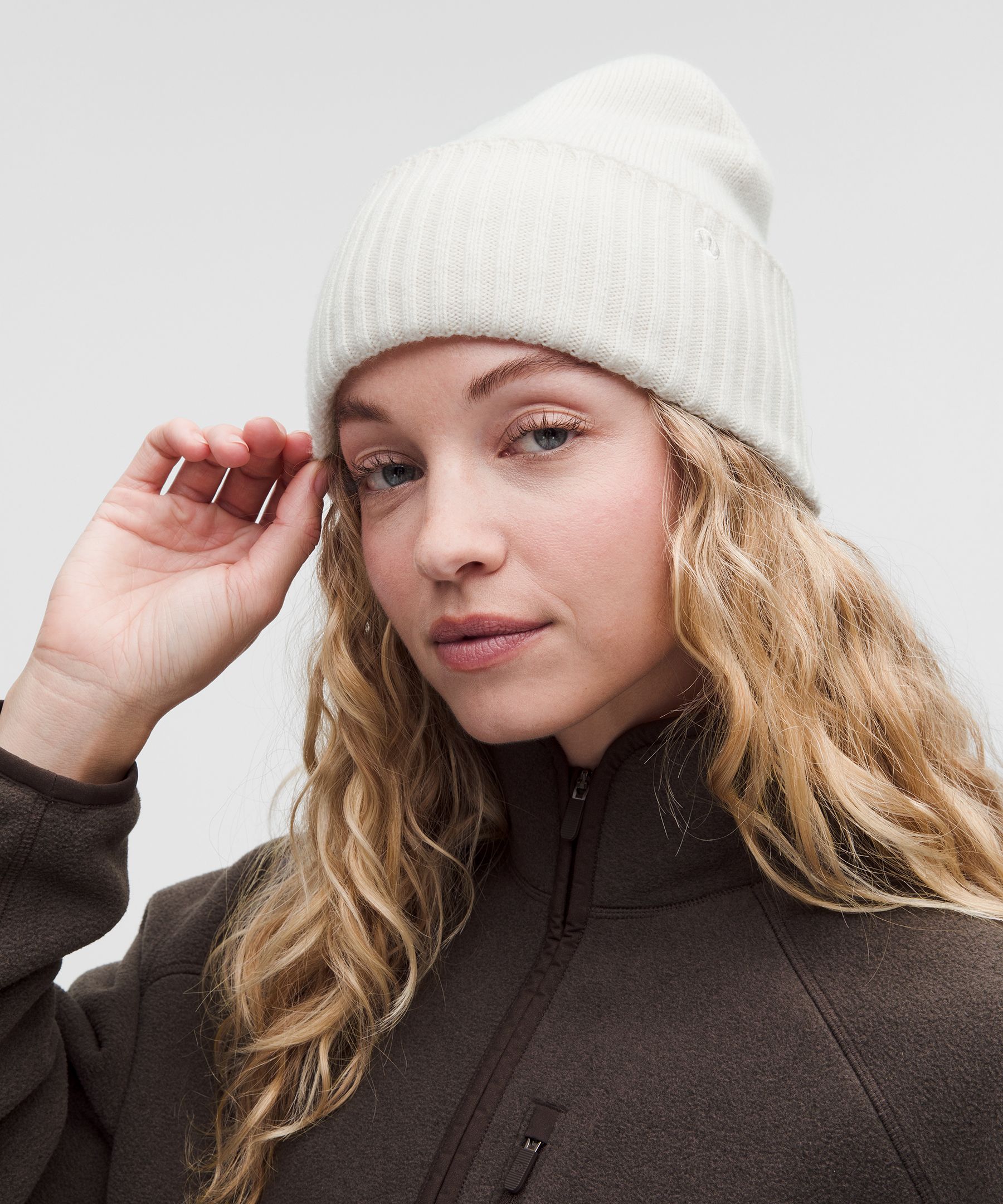 Cashmere-Blend Knit Beanie