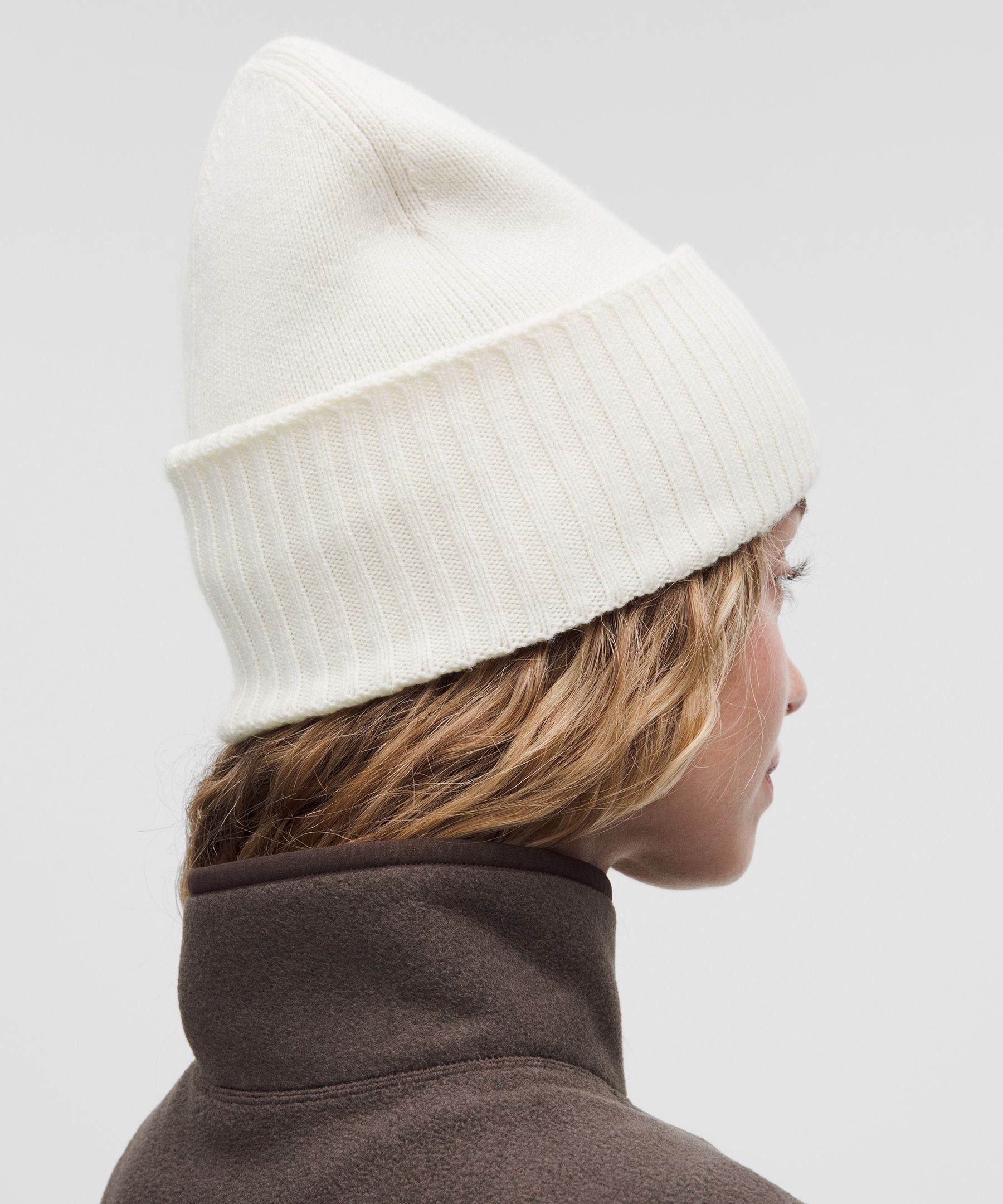 Cashmere-Blend Knit Beanie
