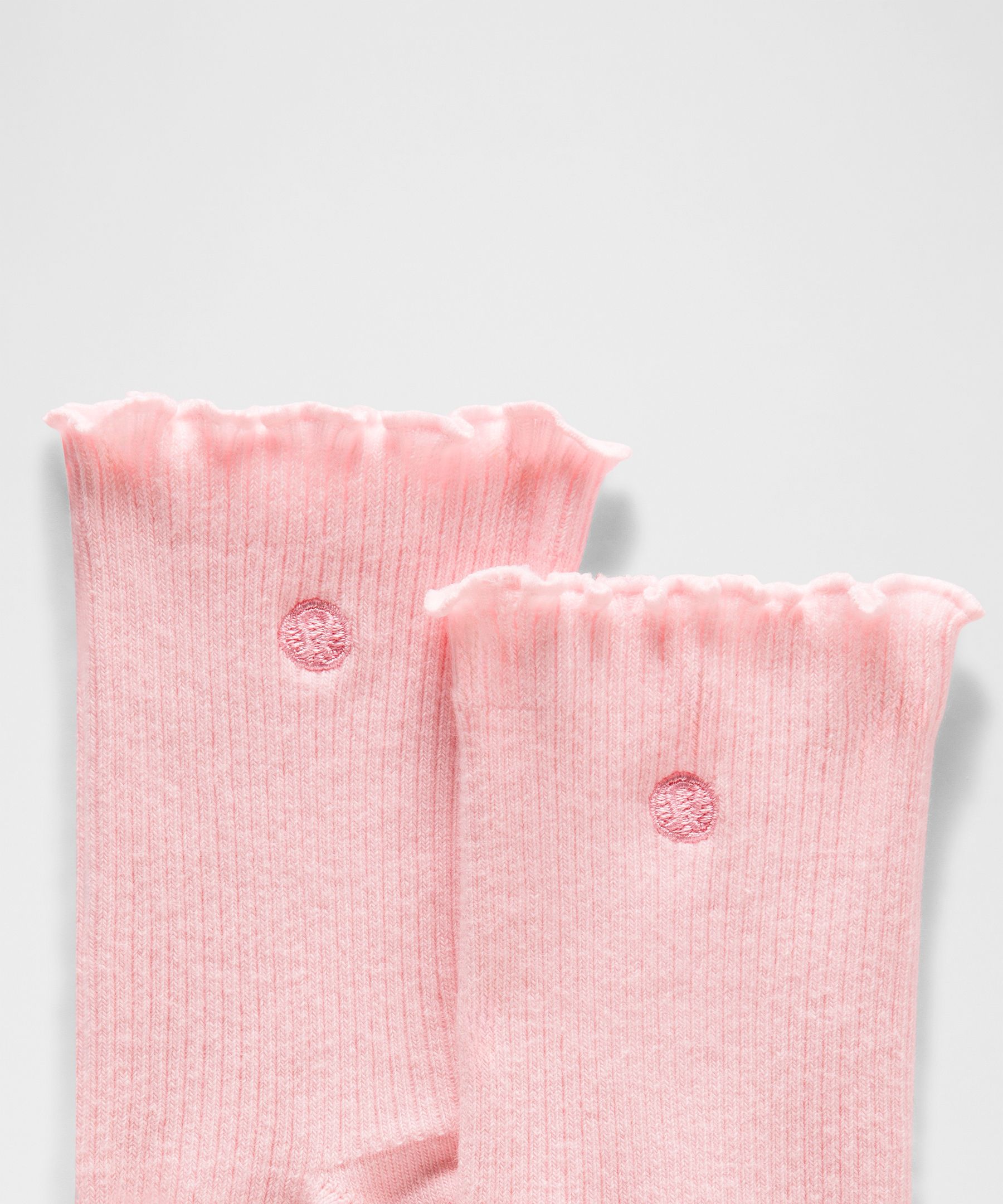 Unisex Lettuce Edge Quarter Socks *3 Pack