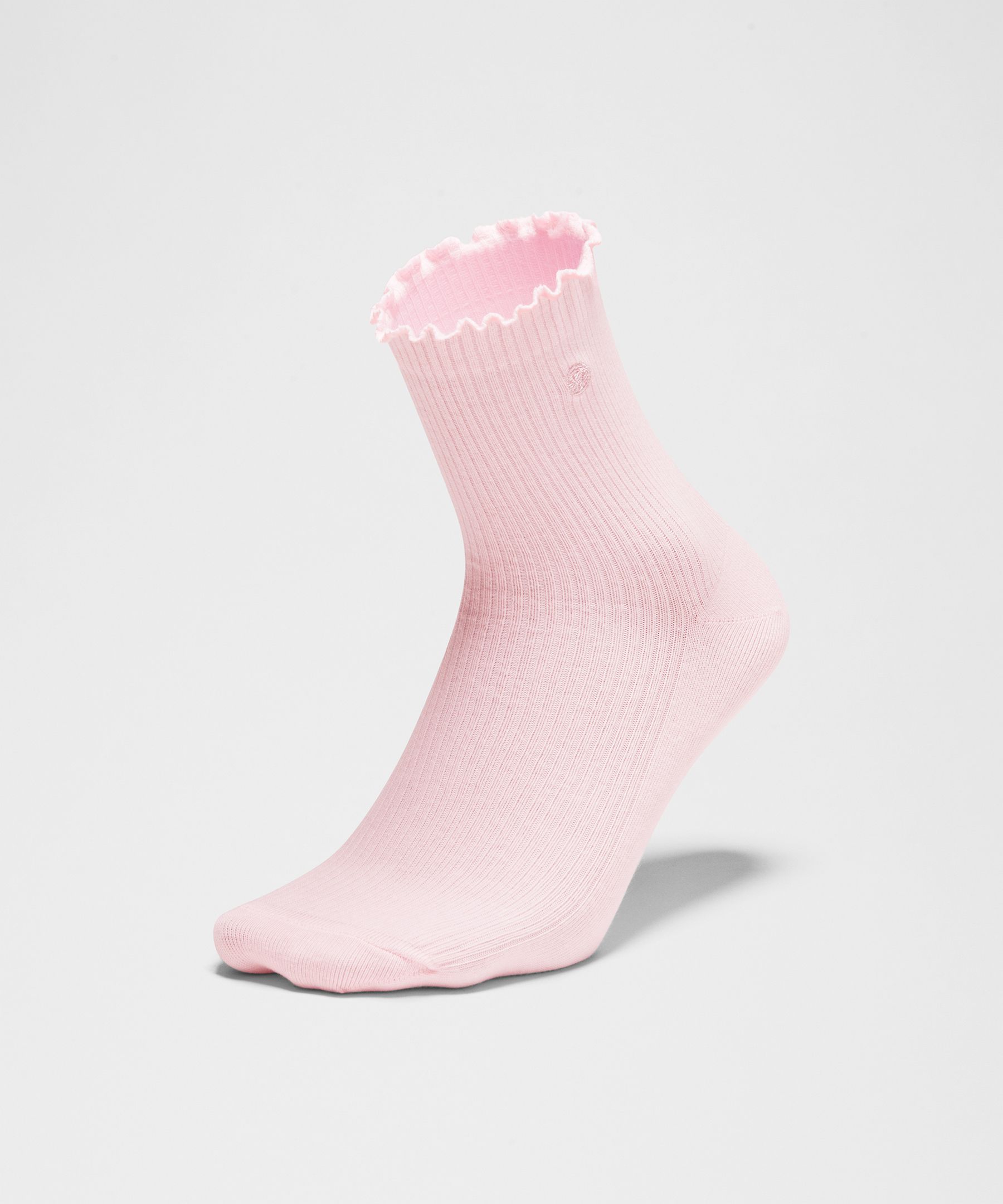 Unisex Lettuce Edge Quarter Socks *3 Pack