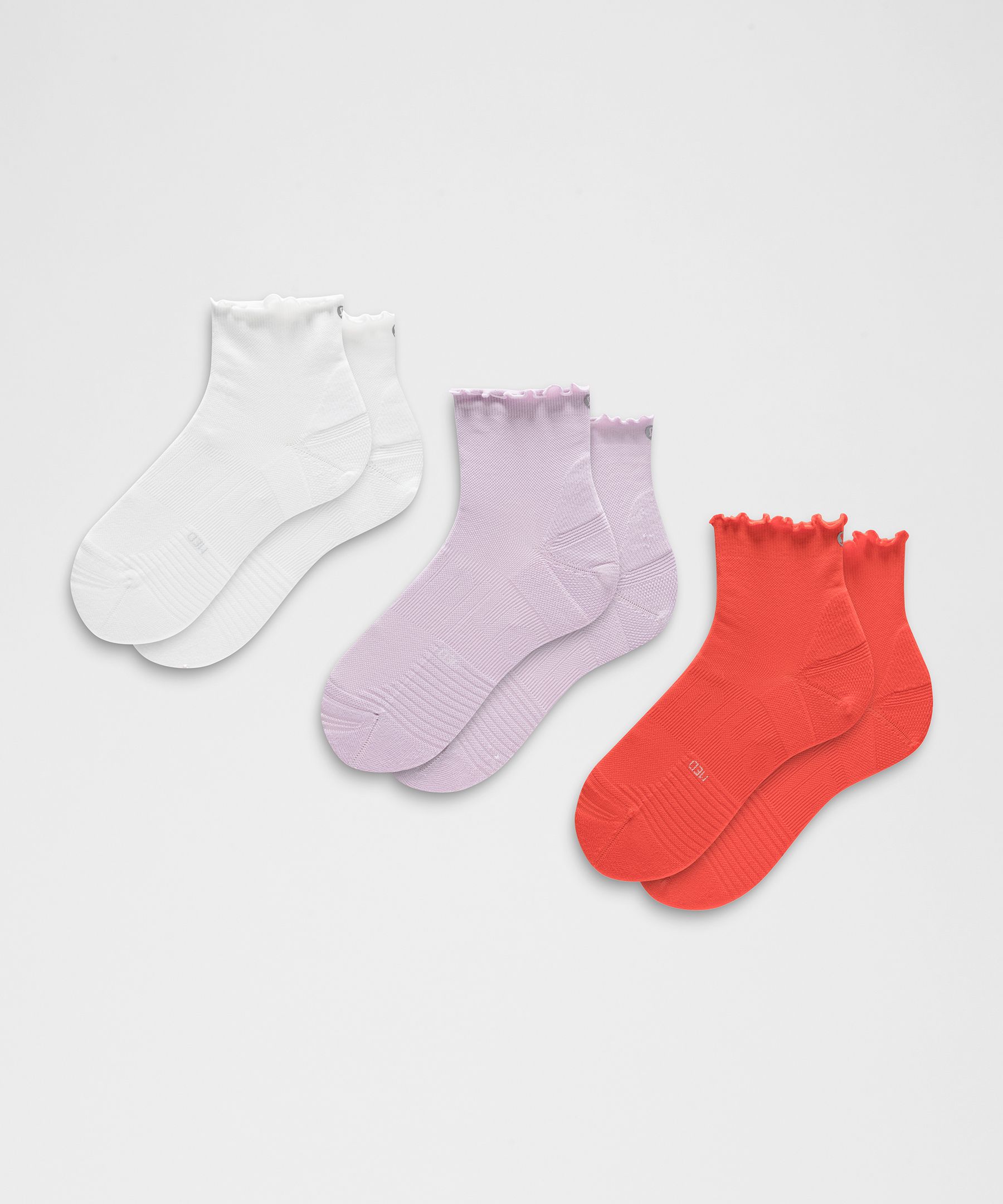 Unisex Power Stride Ankle Socks 3 Pack *Lettuce Edge - image 2