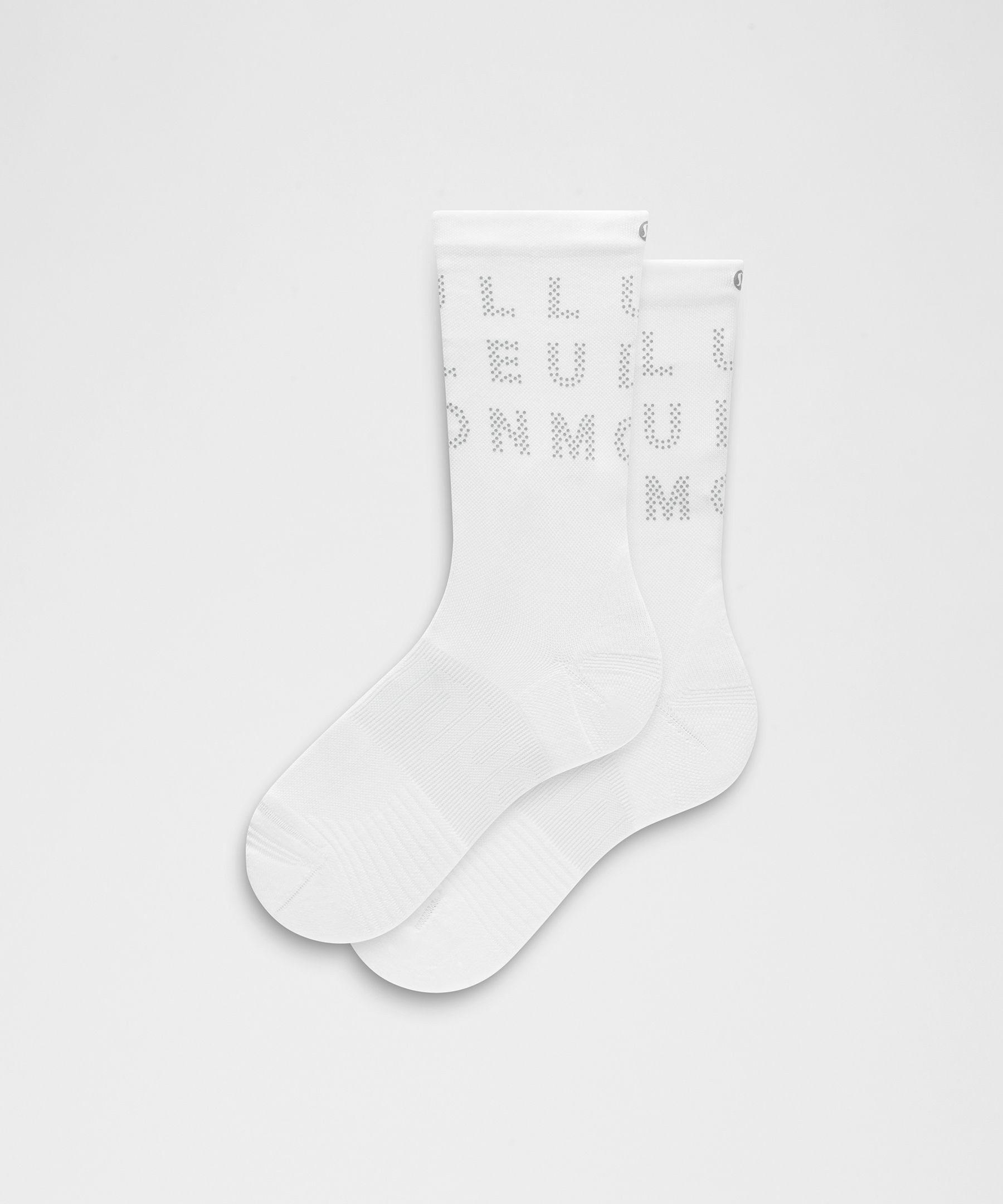 Unisex Power Stride Crew Socks *Reflective