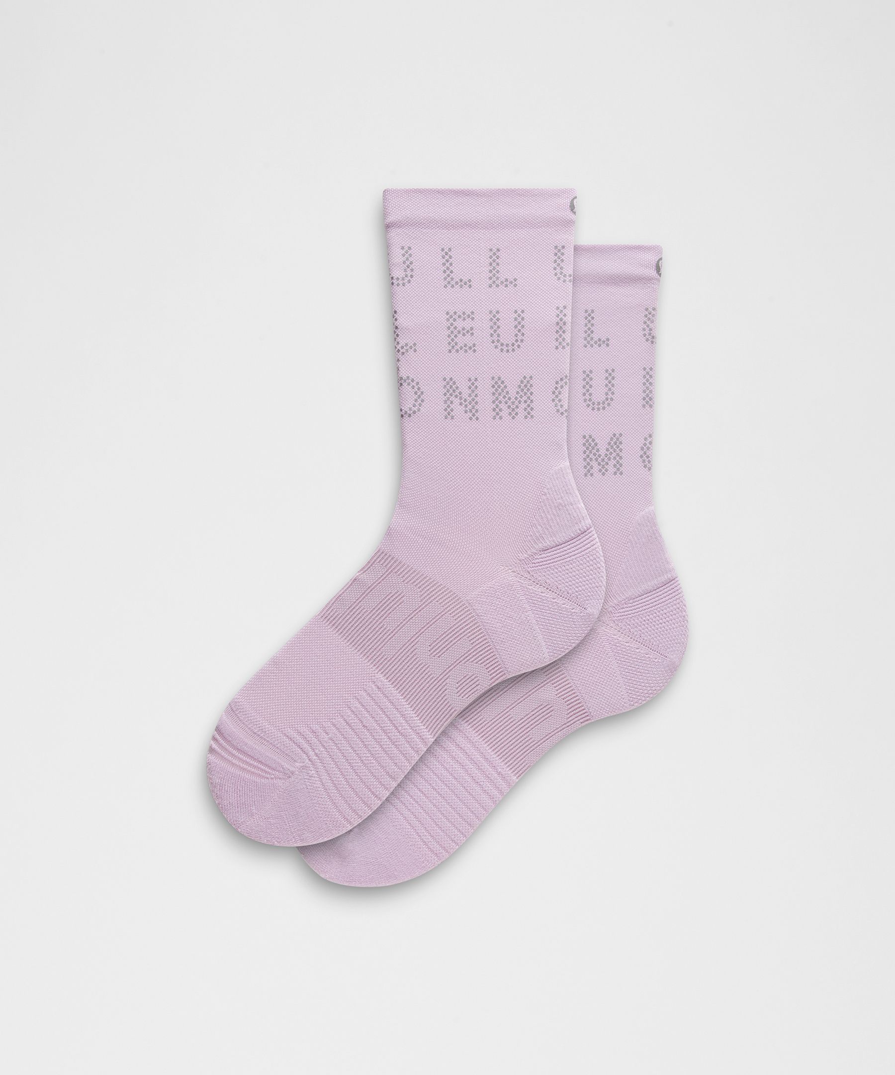 Lululemon Unisex Power Stride Crew Socks *Reflective INTERNATIONAL SHIPPING