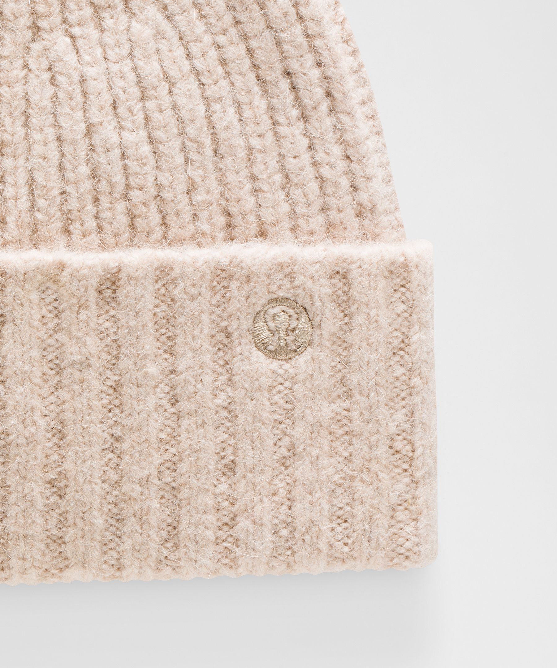 Ribbed-Knit Wide-Cuff Beanie