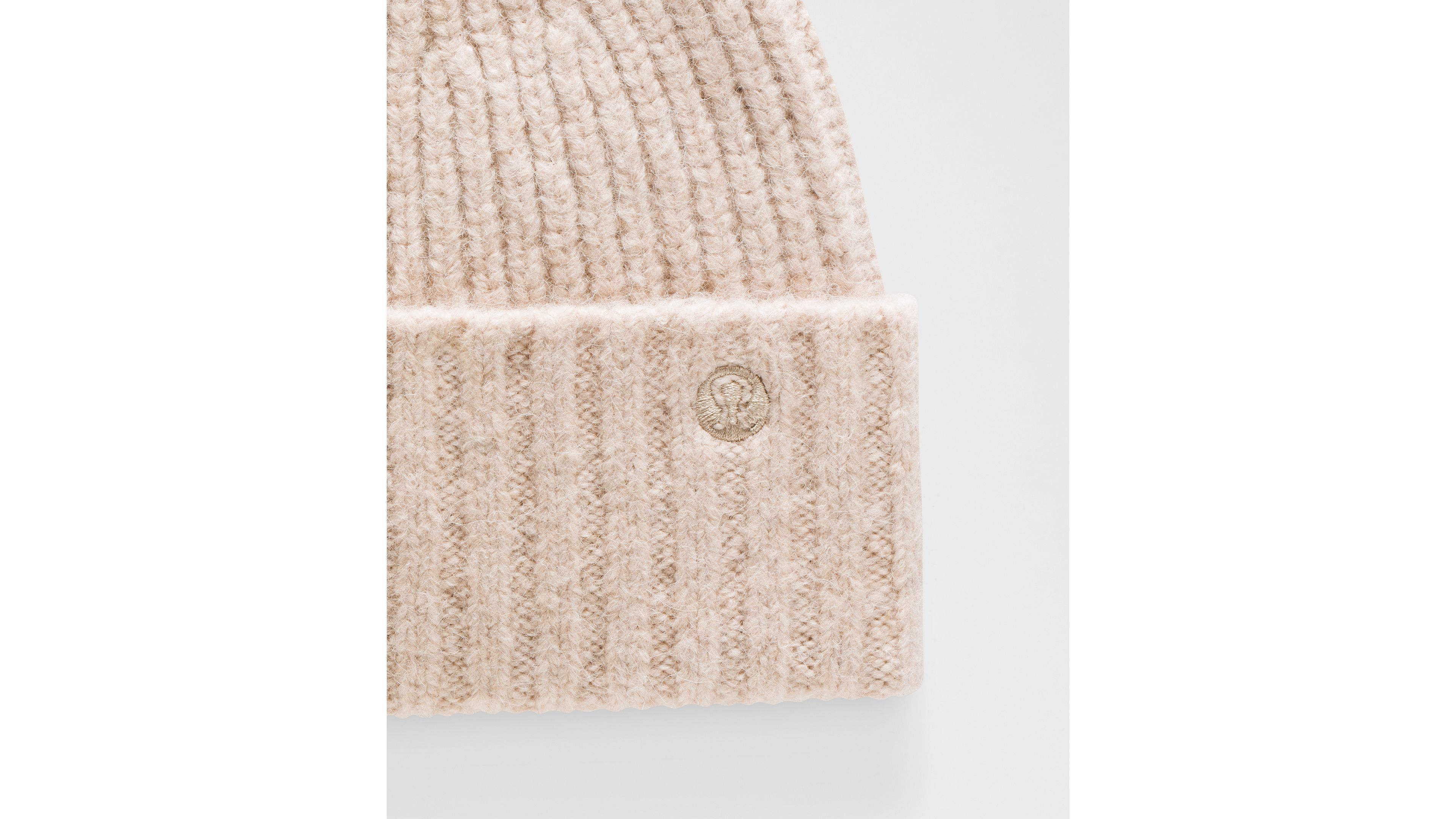 Ribbed-Knit Wide-Cuff Beanie