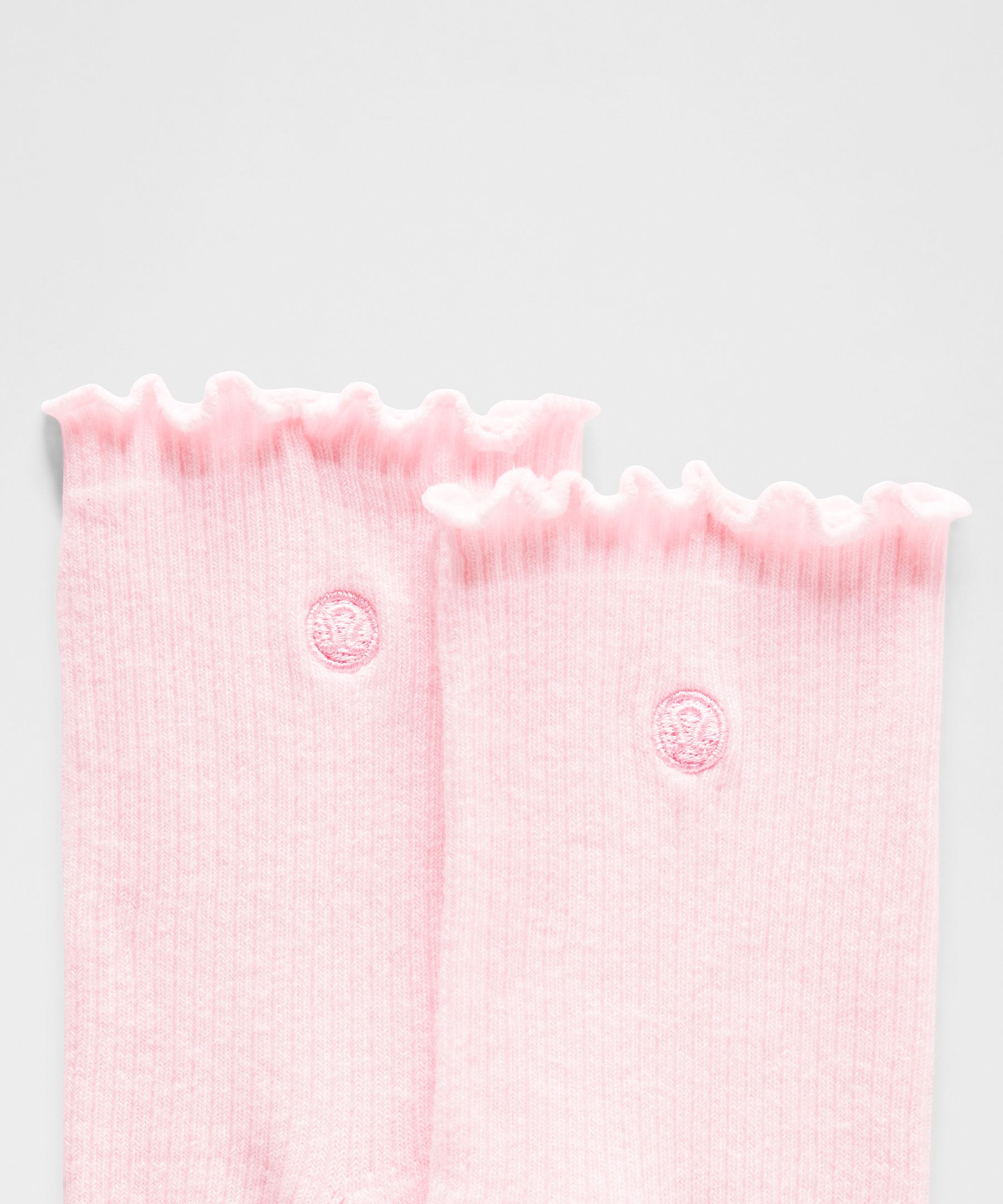 Unisex Lettuce Edge Quarter Socks