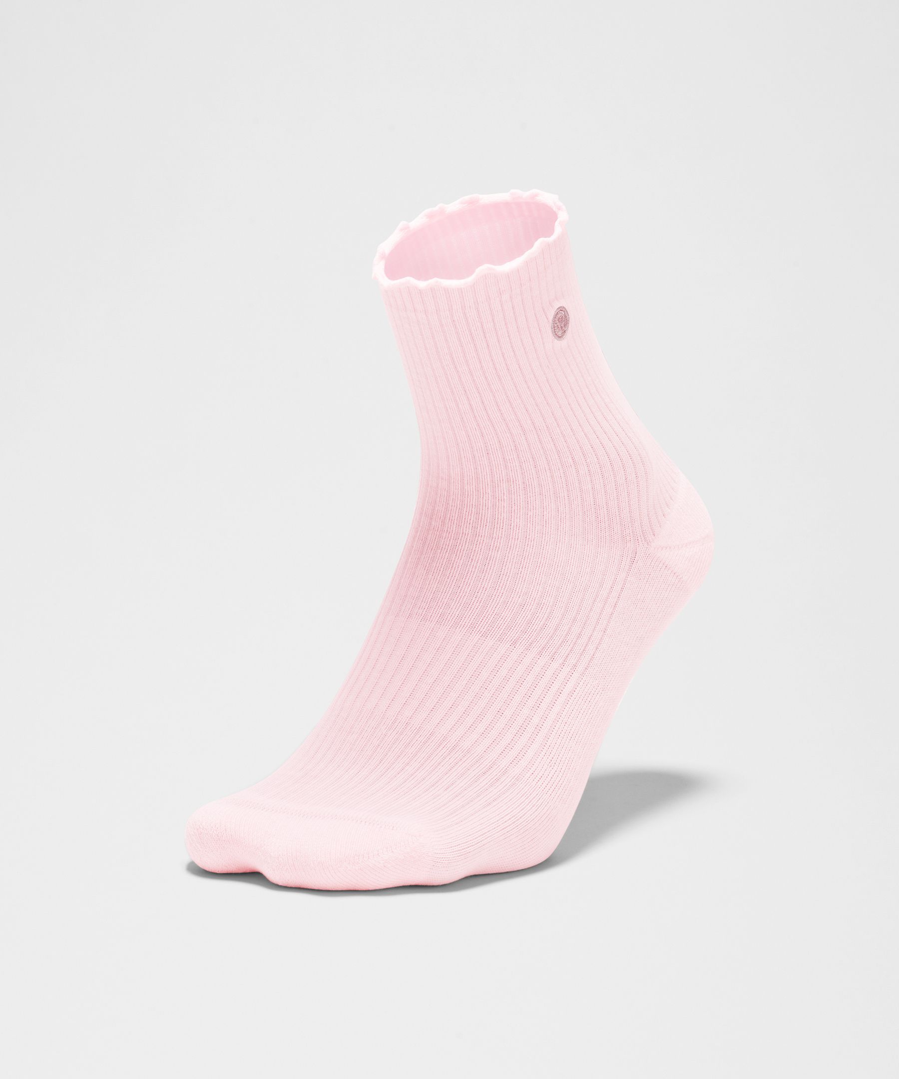 Unisex Lettuce Edge Quarter Socks