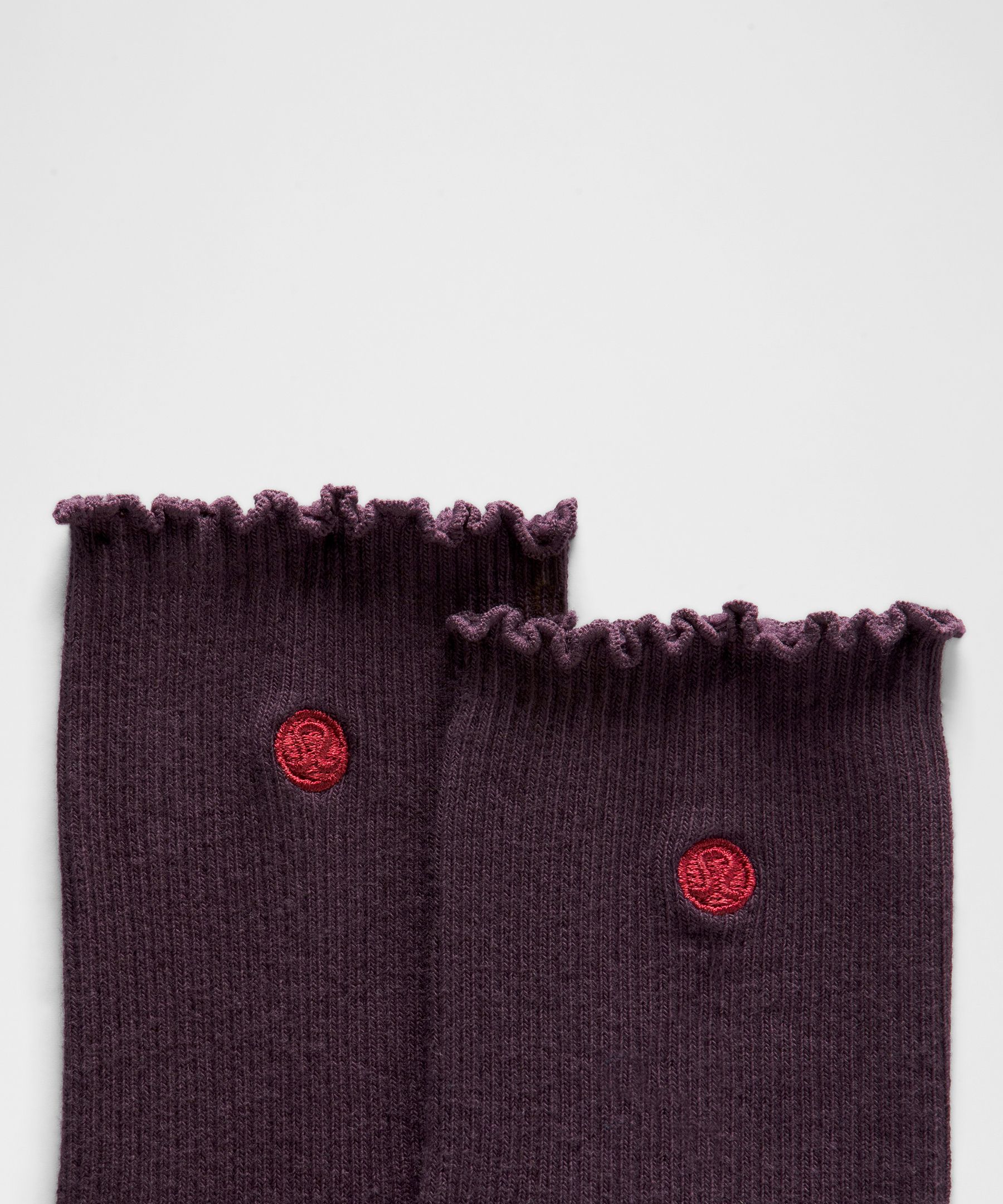 Unisex Lettuce Edge Quarter Socks