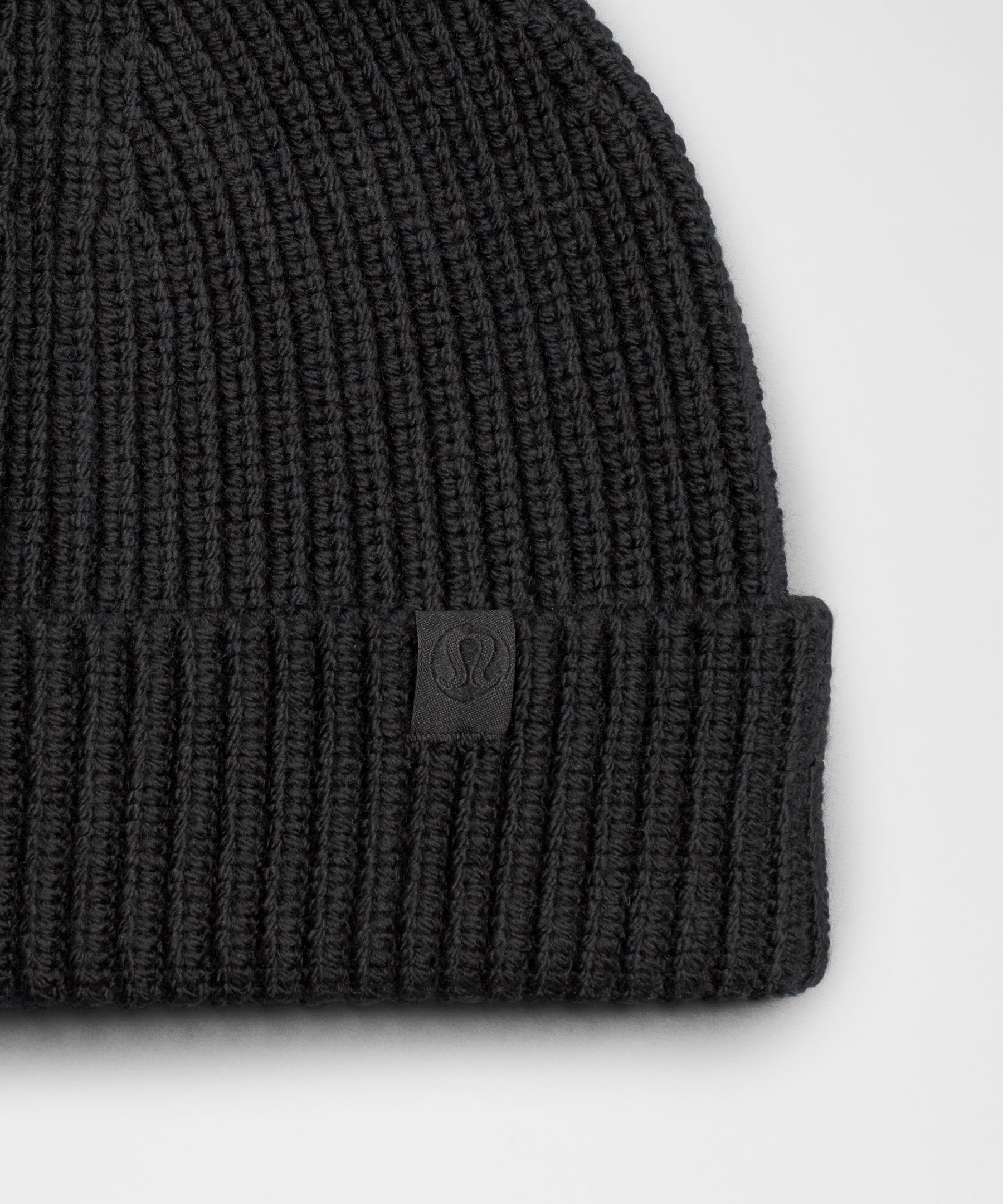 Close-Fit Wool-Blend Ribbed Knit Beanie