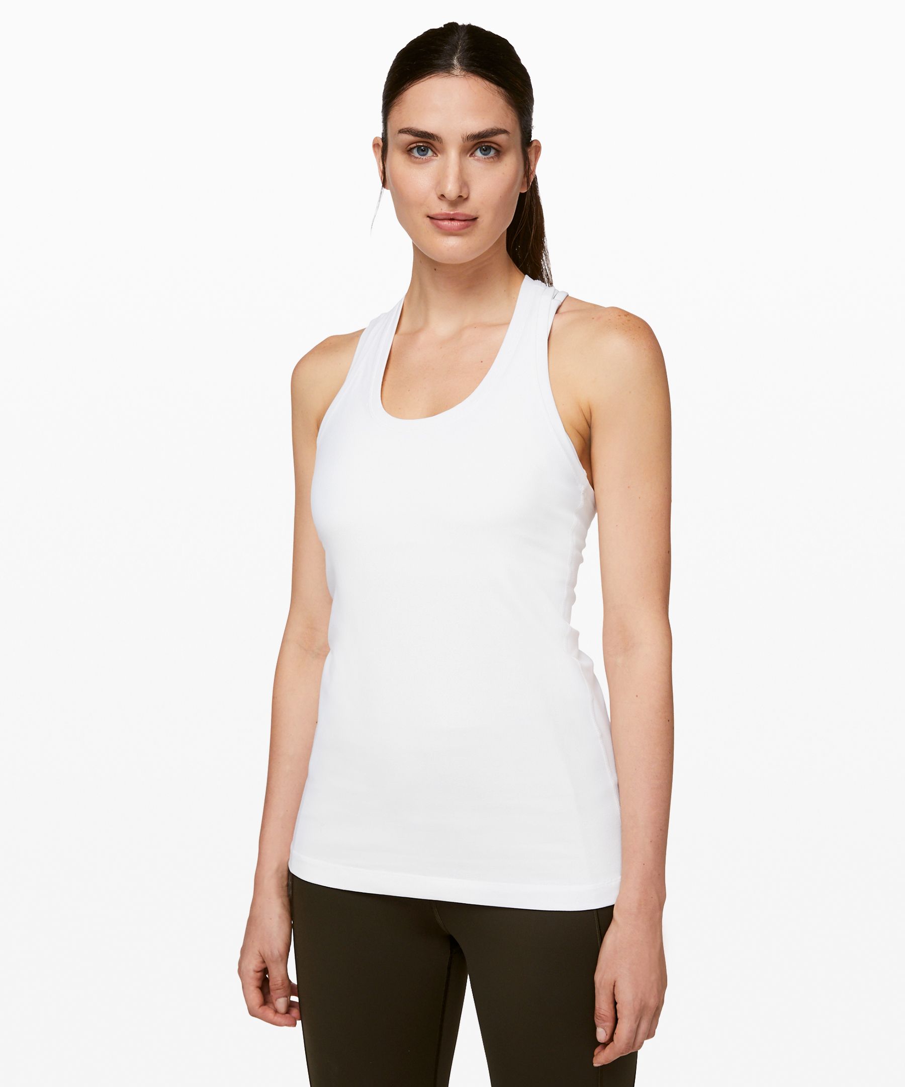 lululemon white racerback tank