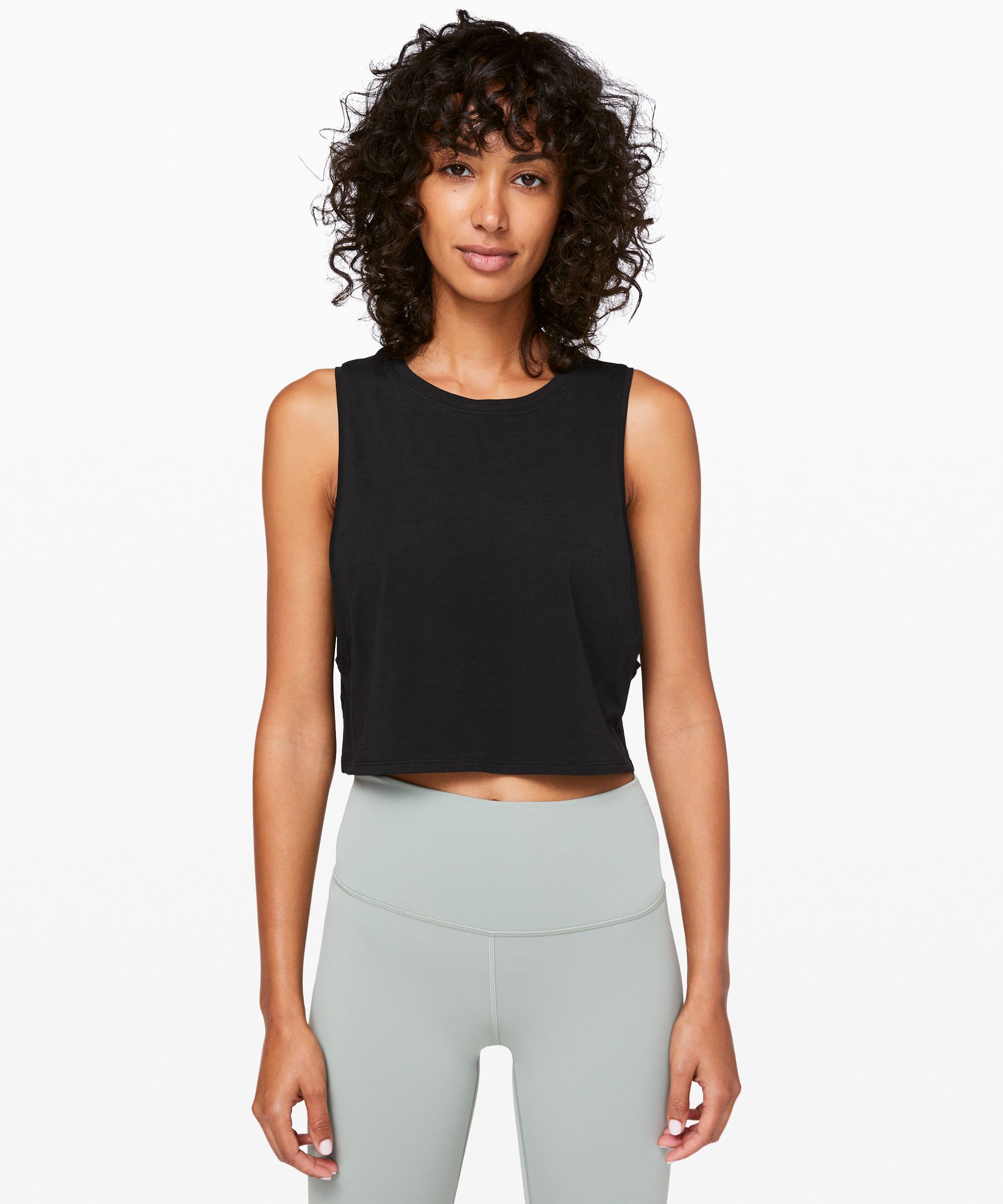 lululemon muscle tank crop