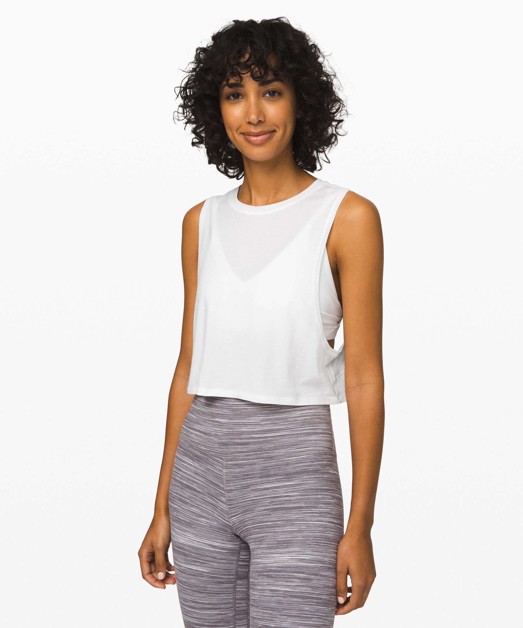 LULULEMON MUSCLE LOVE CROP TANK TOP