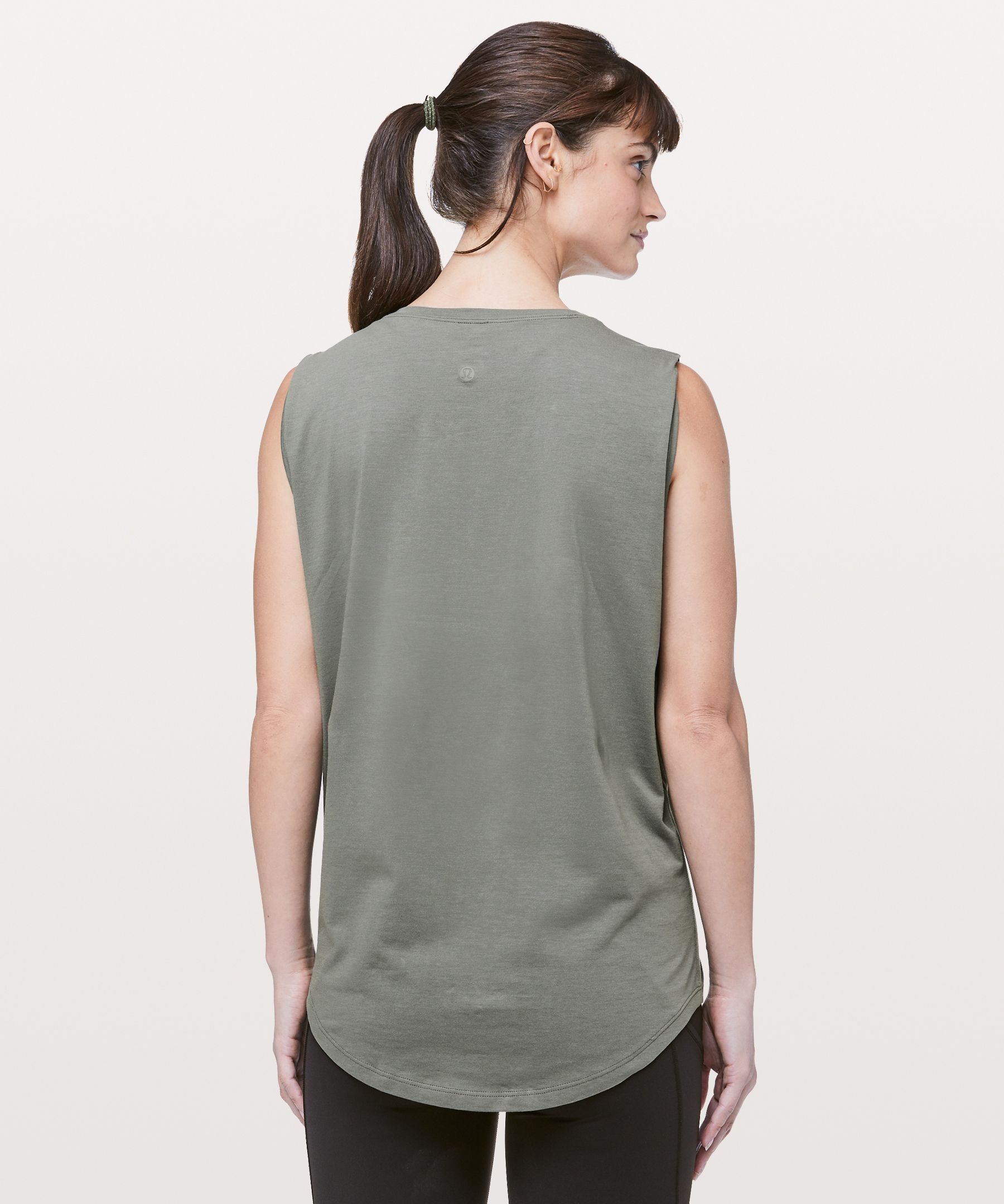 Lululemon Brunswick Muscle Tank - Willow Green - lulu fanatics