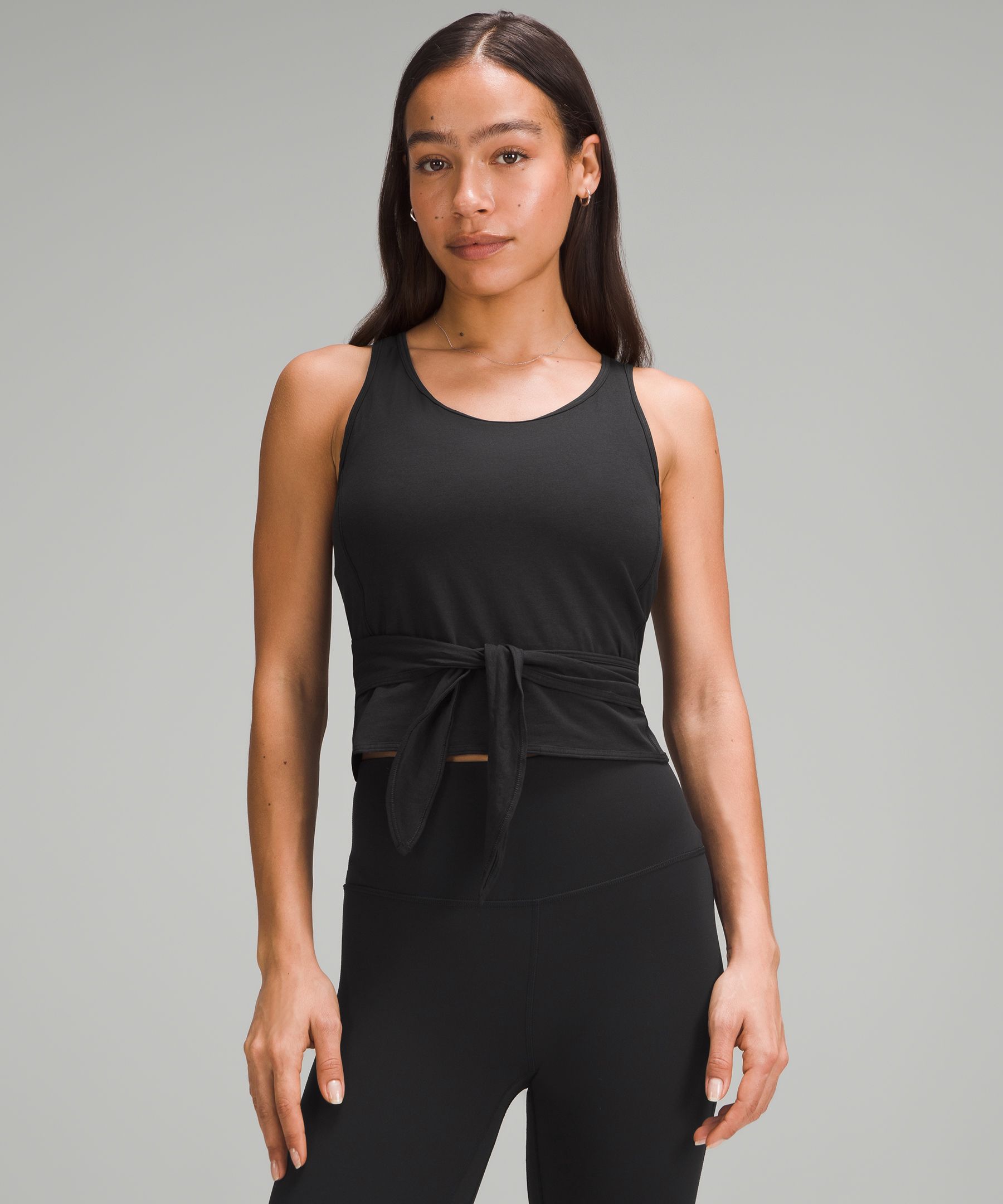 lululemon tie front tank