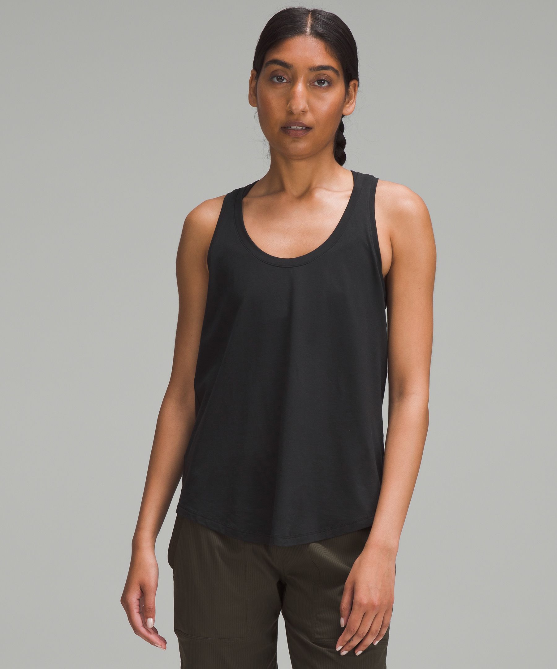 Lululemon Pima cotton tank with strappy back