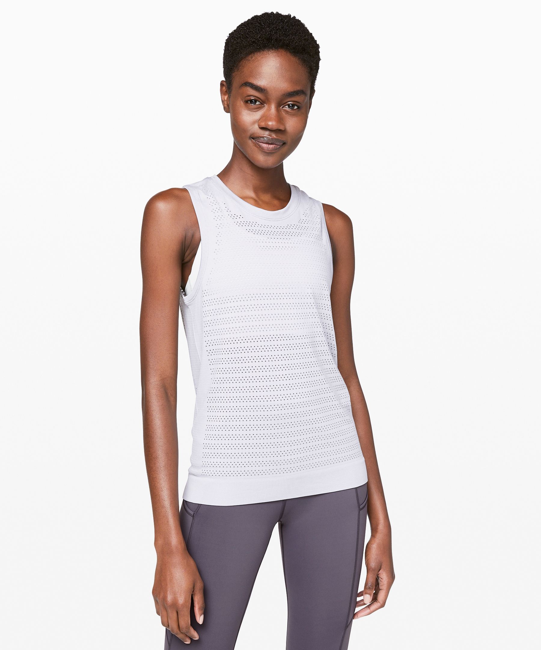 Lululemon Breeze By Muscle Tank Ii *squad In Silver Lilac/silver Lilac