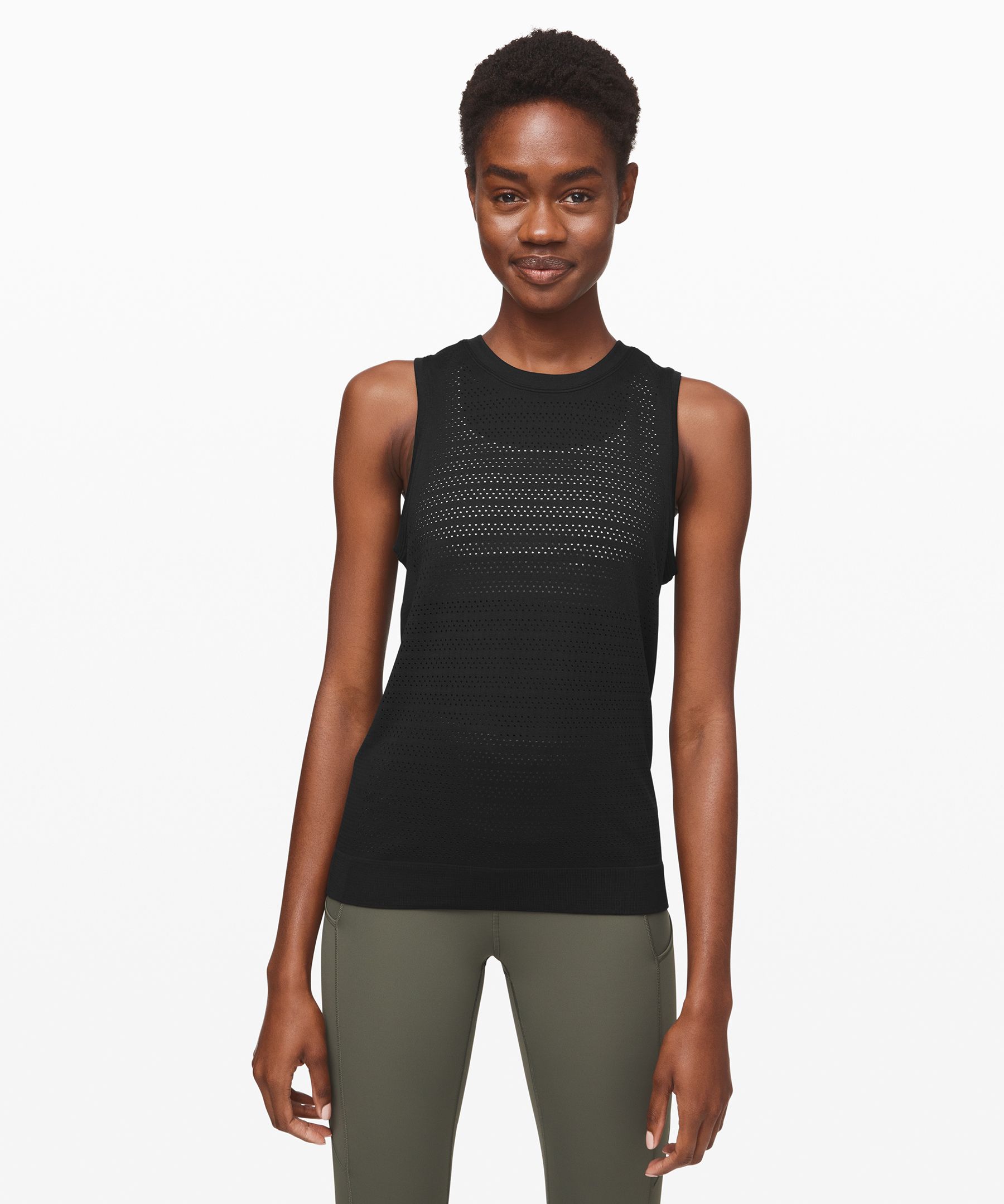 Lululemon Breeze By Muscle Tank Top Squad In Black