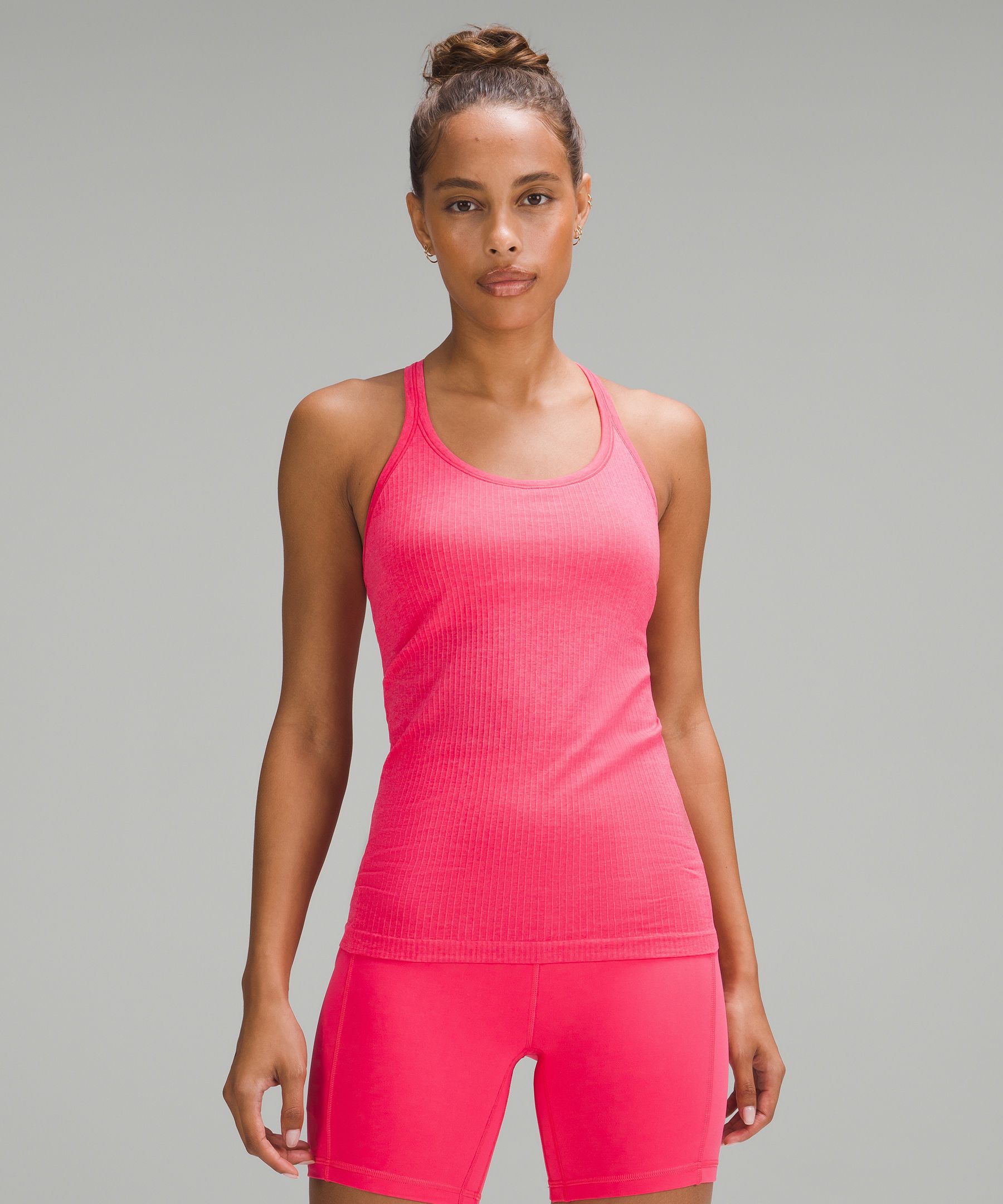 lululemon Women's Ebb To Street Tank, Pink Taupe, Size 10