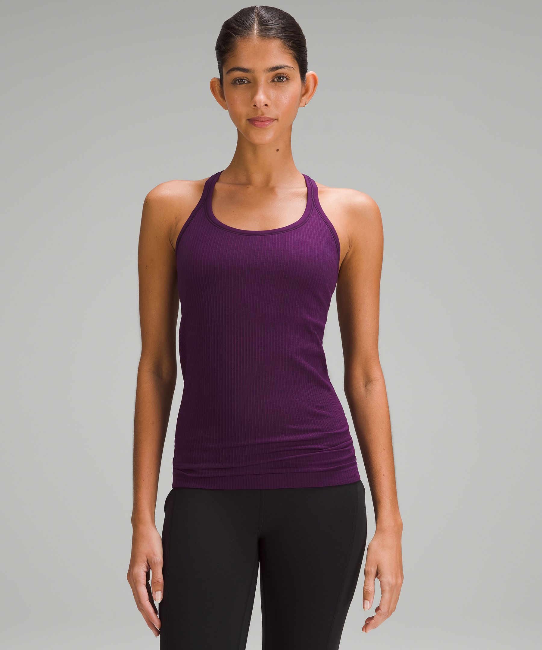Lululemon Yoga Ebb to Street Tank Top - Purple - Size 4