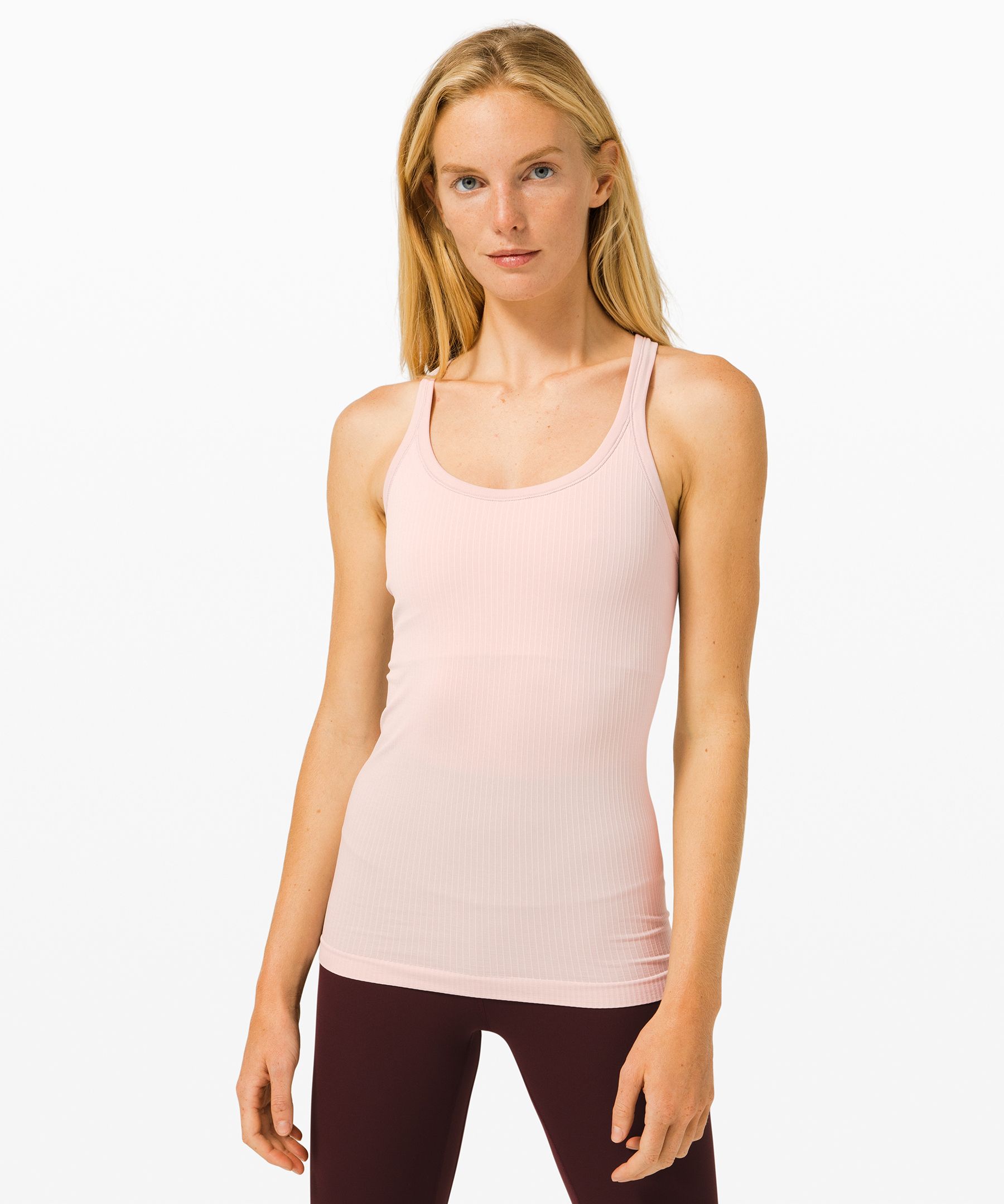 Lululemon Ebb To Street Tank In Pink