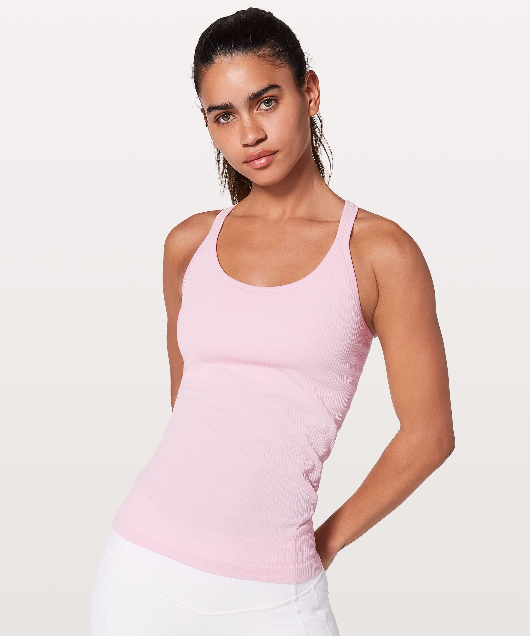 Lululemon Ebb To Street Tank *light Support For B/c Cup In Pink
