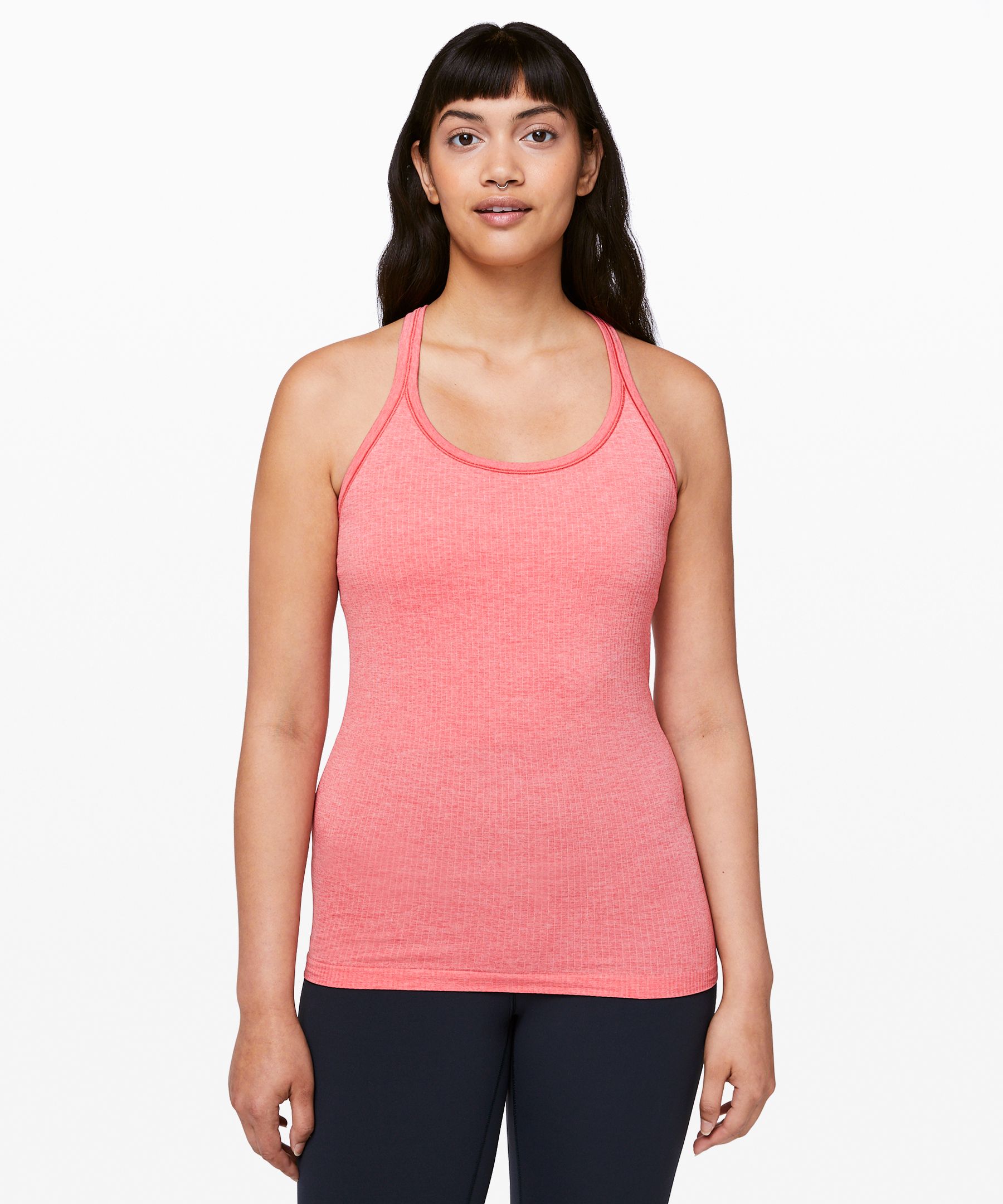 Lululemon Ebb To Street Tank Ii In Blush Coral