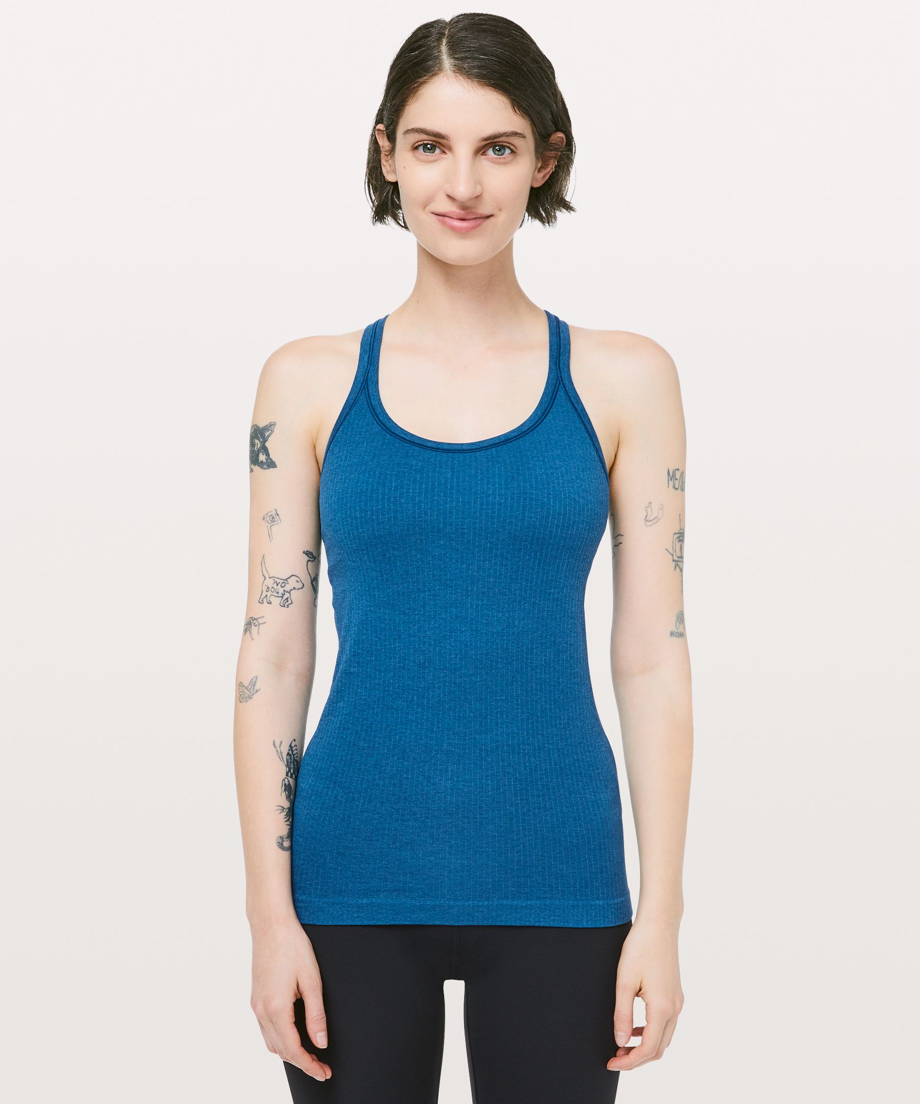 Lululemon Ebb To Street Tank Ii In Deep Marine