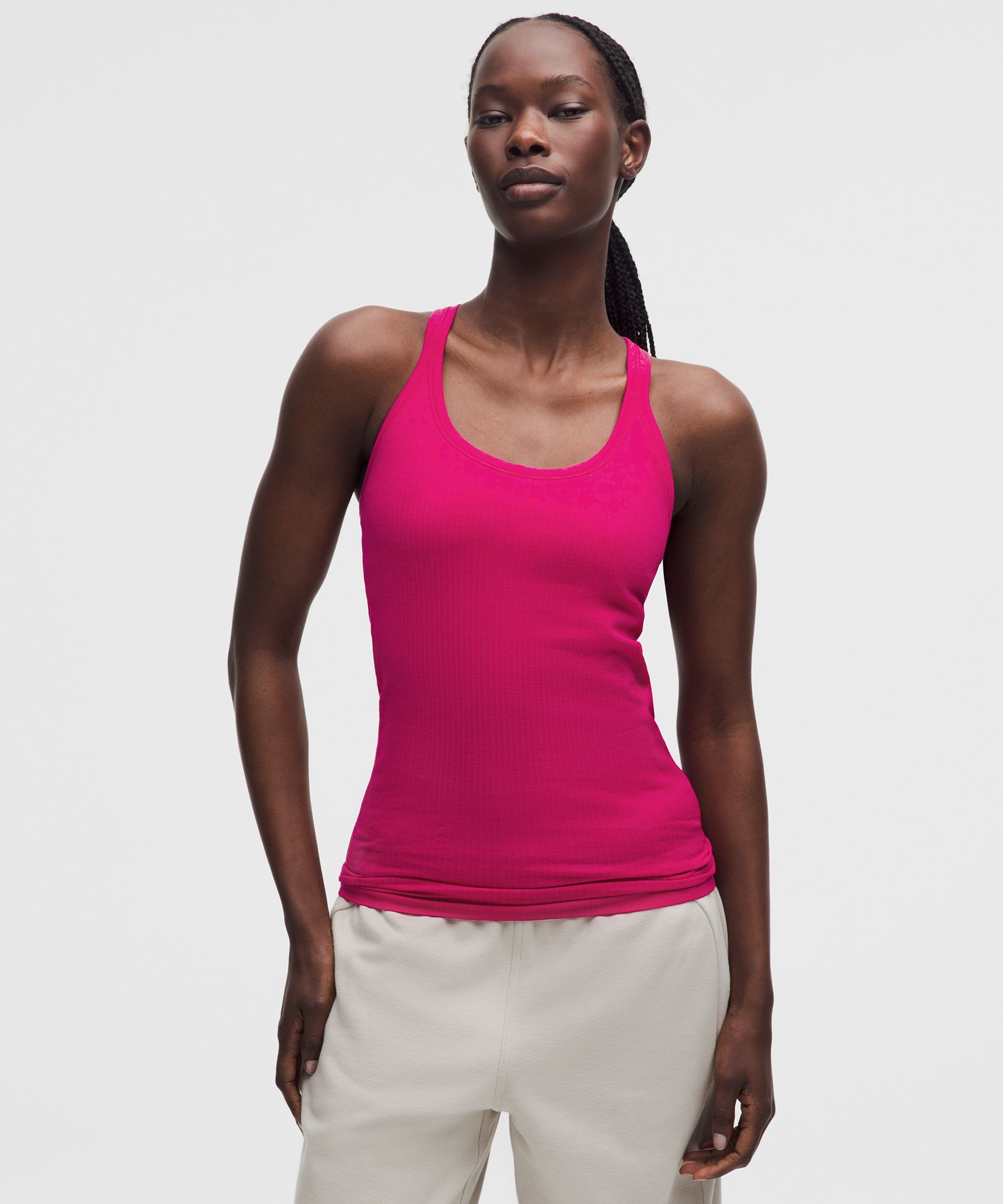 Lululemon Ebb To Street Tank Top In Pink
