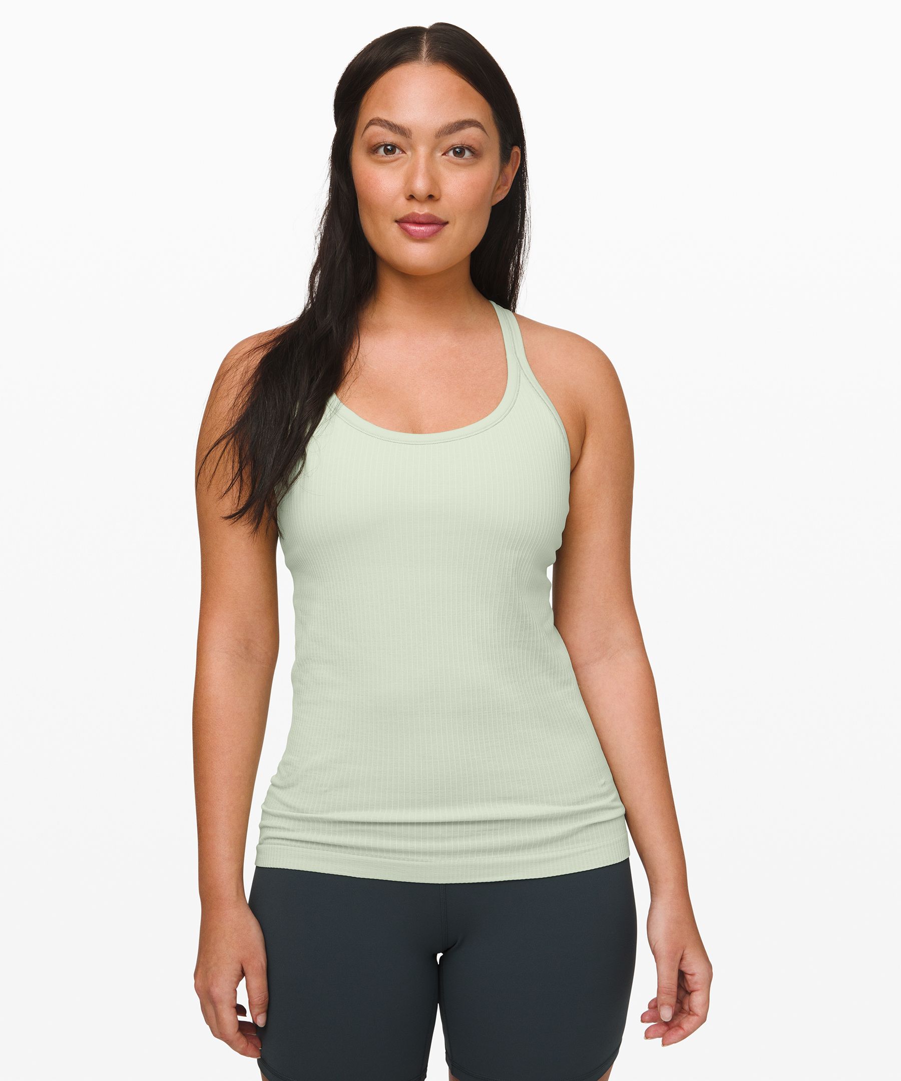 Lululemon Ebb To Street Shelf Bra Tank Top Light Support In Spiced