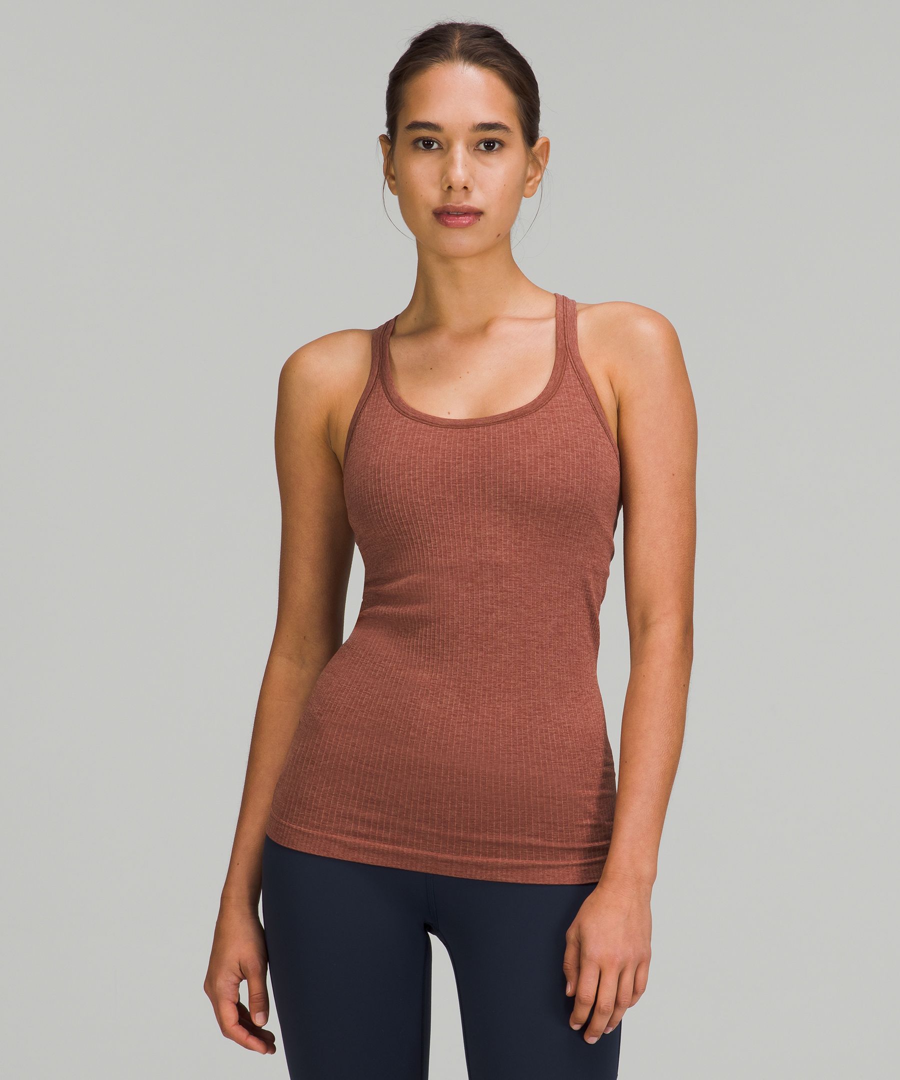 Lululemon Ebb To Street Tank Top In Ancient Copper