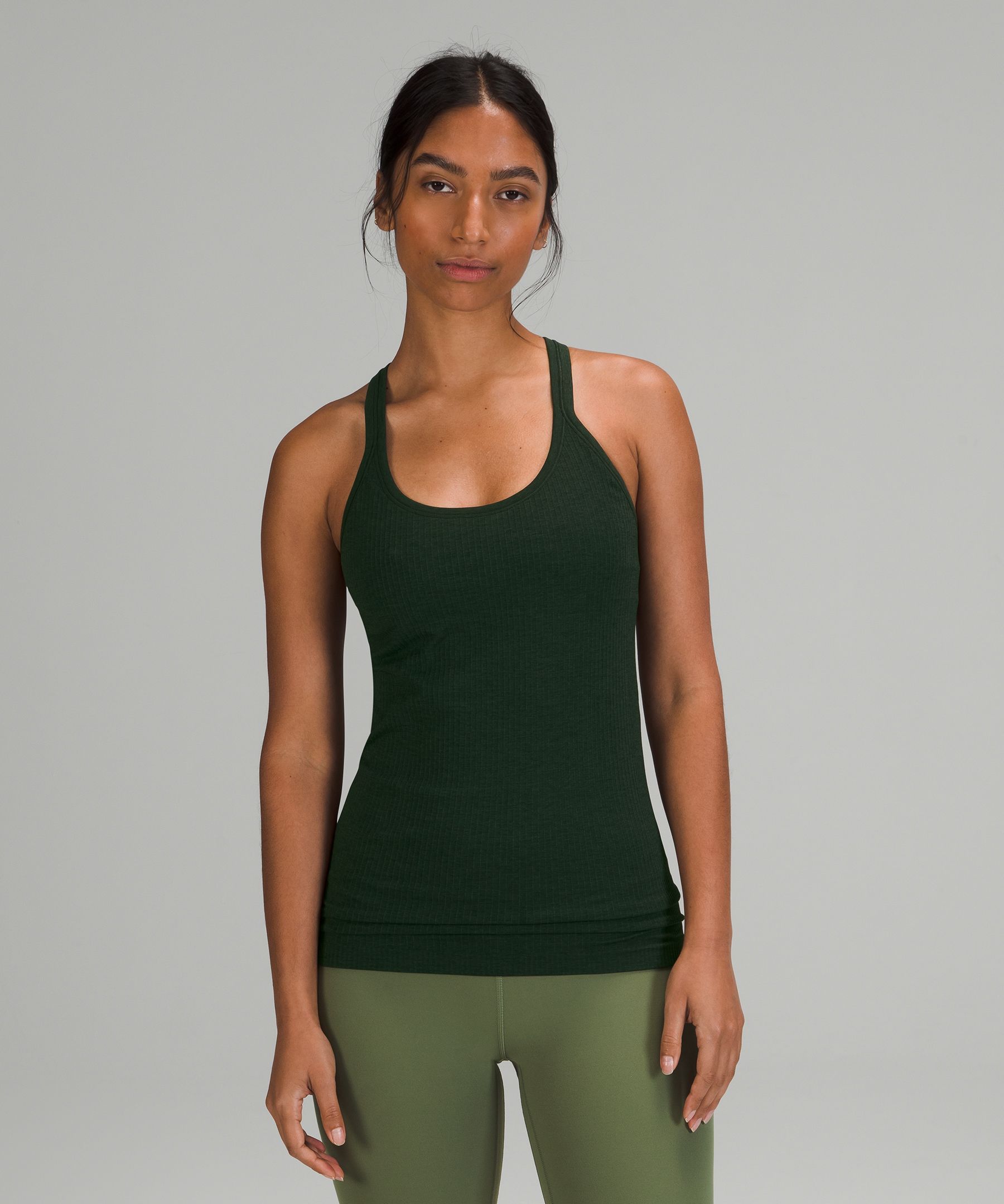 Lululemon Ebb To Street Tank Top In Rainforest Green