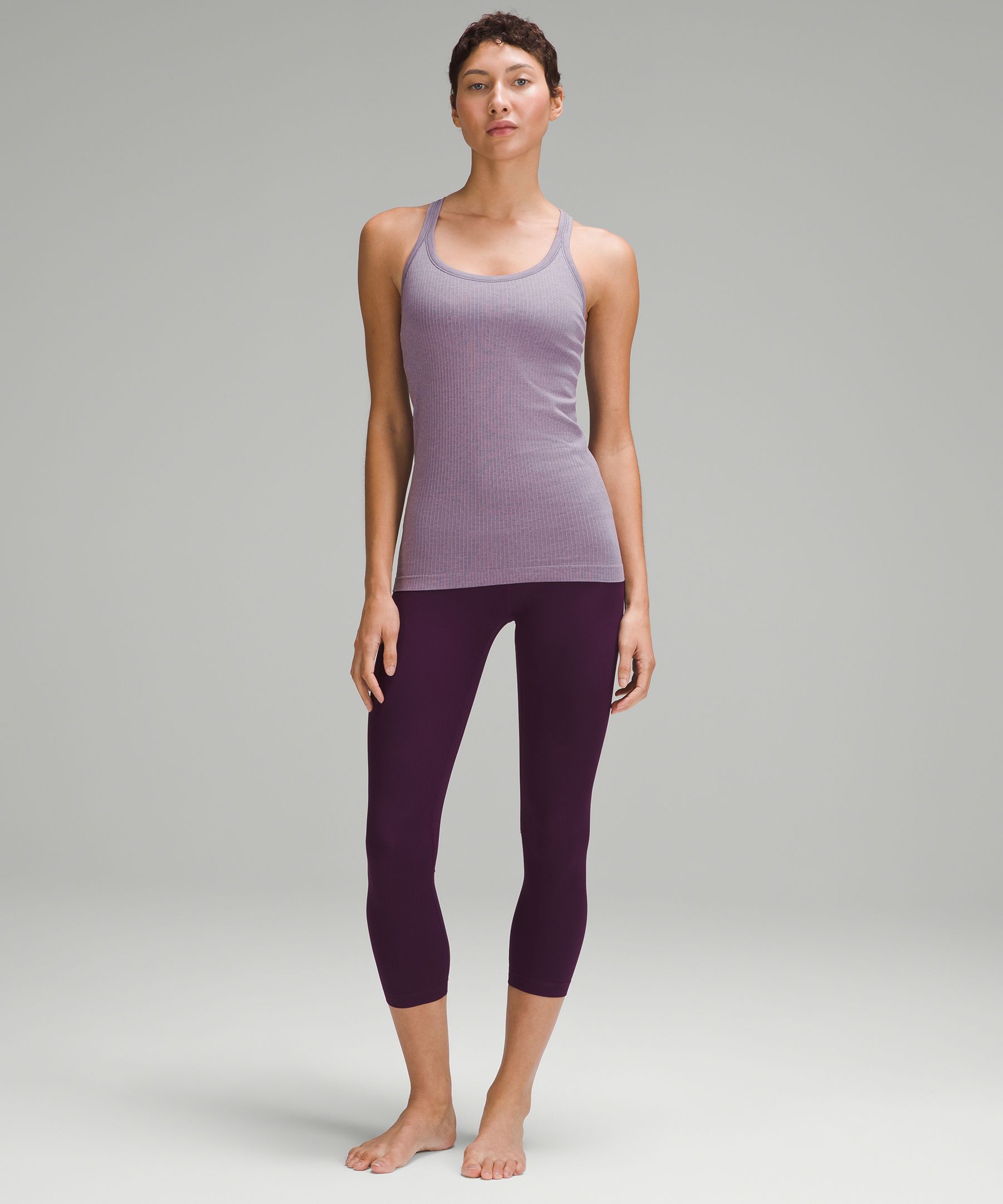 Lululemon Yoga Ebb to Street Tank Top - Purple - Size 4