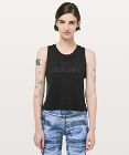 Breeze By Muscle Cropped Tank Top *Logo