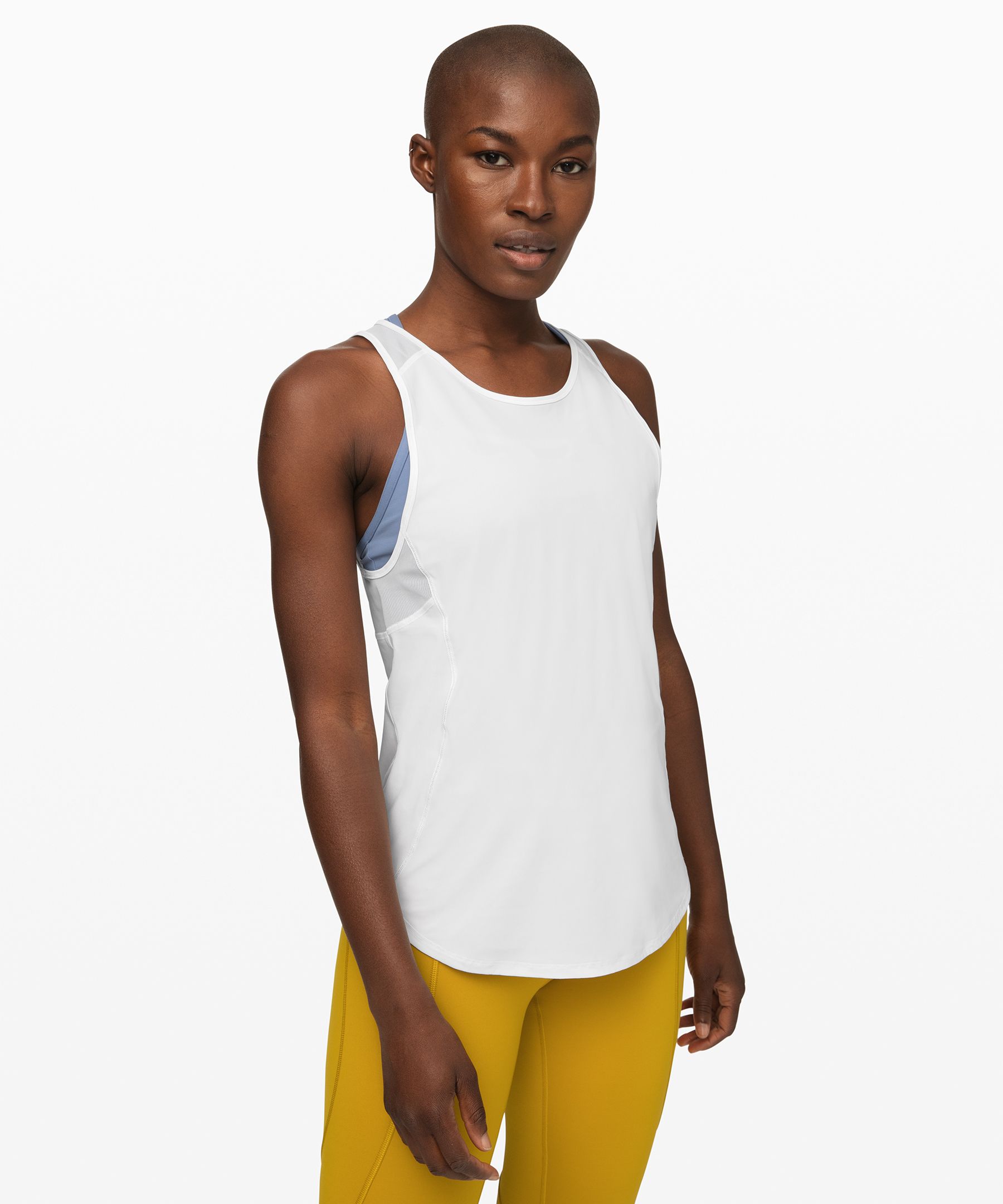 Lululemon Love Tank Top Pleated In White