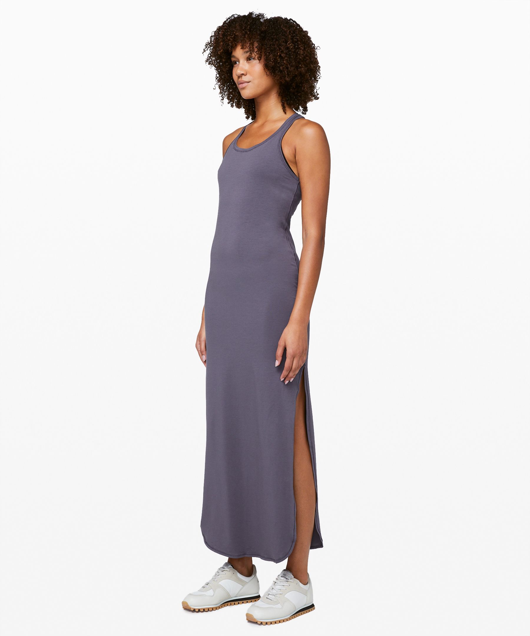 NWT Lululemon Refresh Maxi II Dress Heathered Medium Grey Size 8