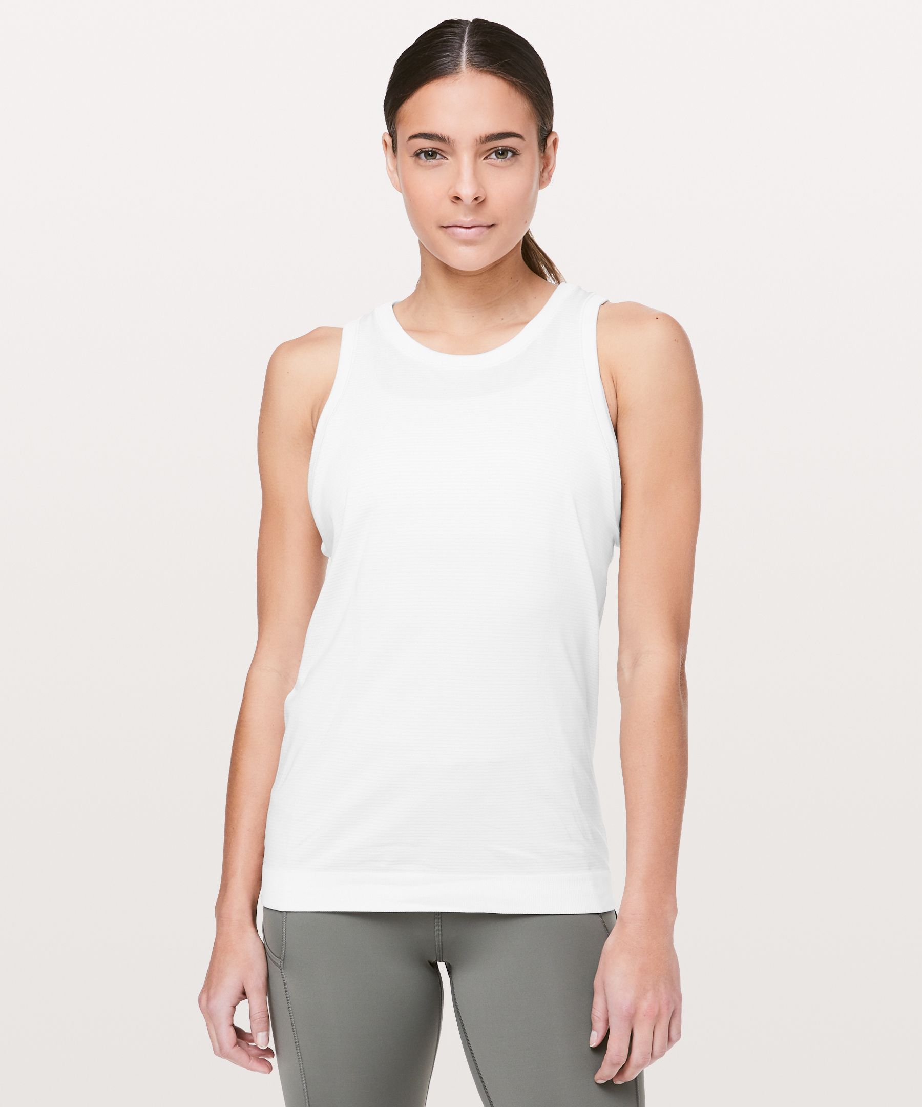 Lululemon Swiftly Tech Short Sleeve (Breeze) *Relaxed Fit - White