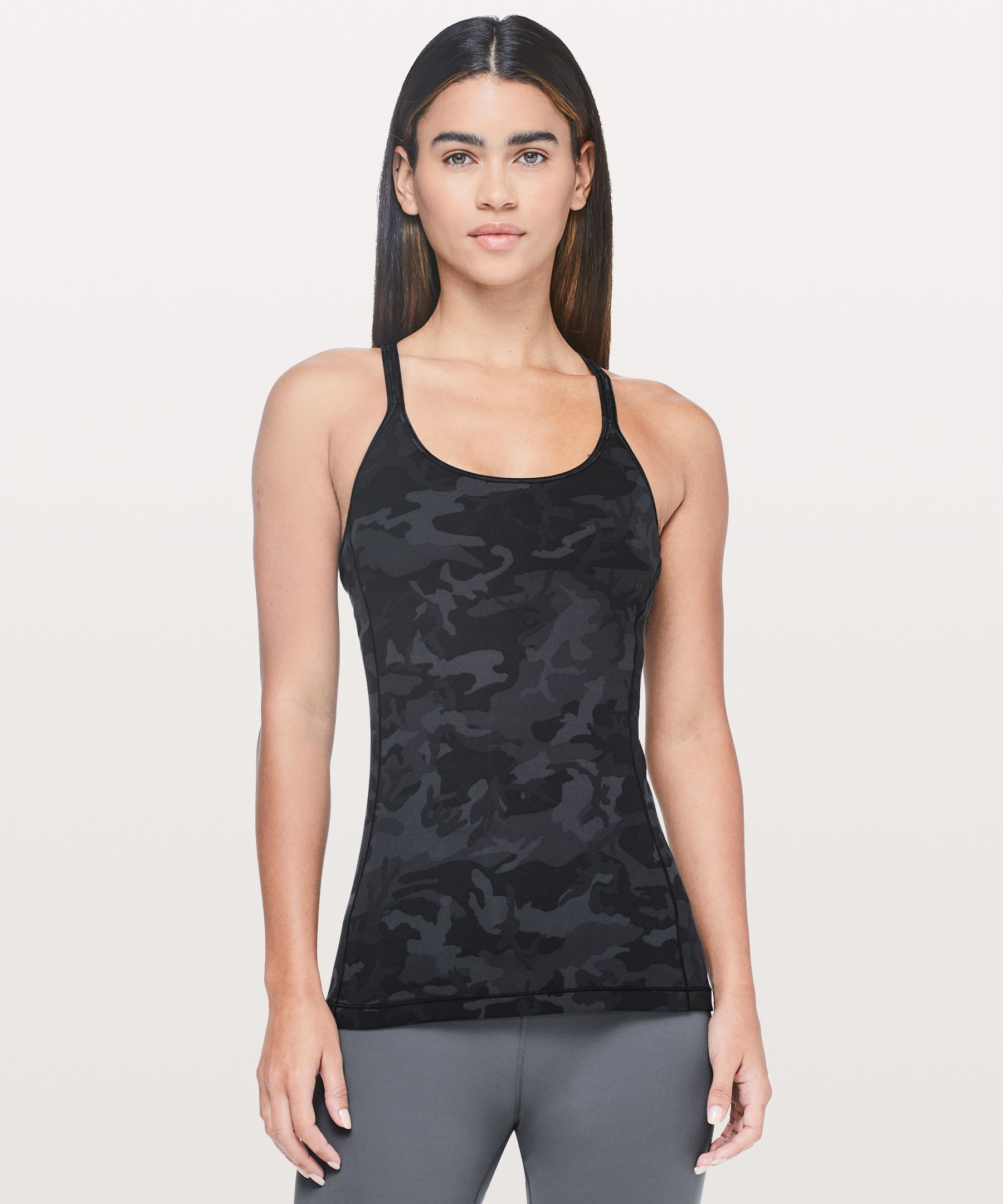 Lululemon Free To Be Tank *nulu In Incognito Camo Multi Grey