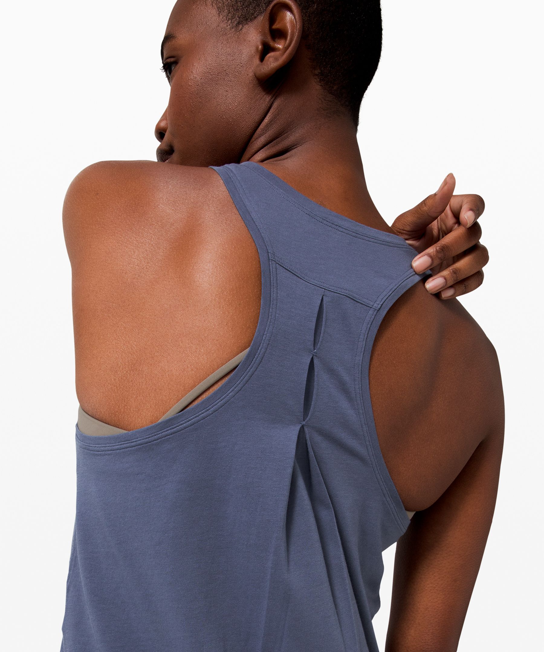 Lululemon Love Tank *Pleated - Moody Blues - lulu fanatics