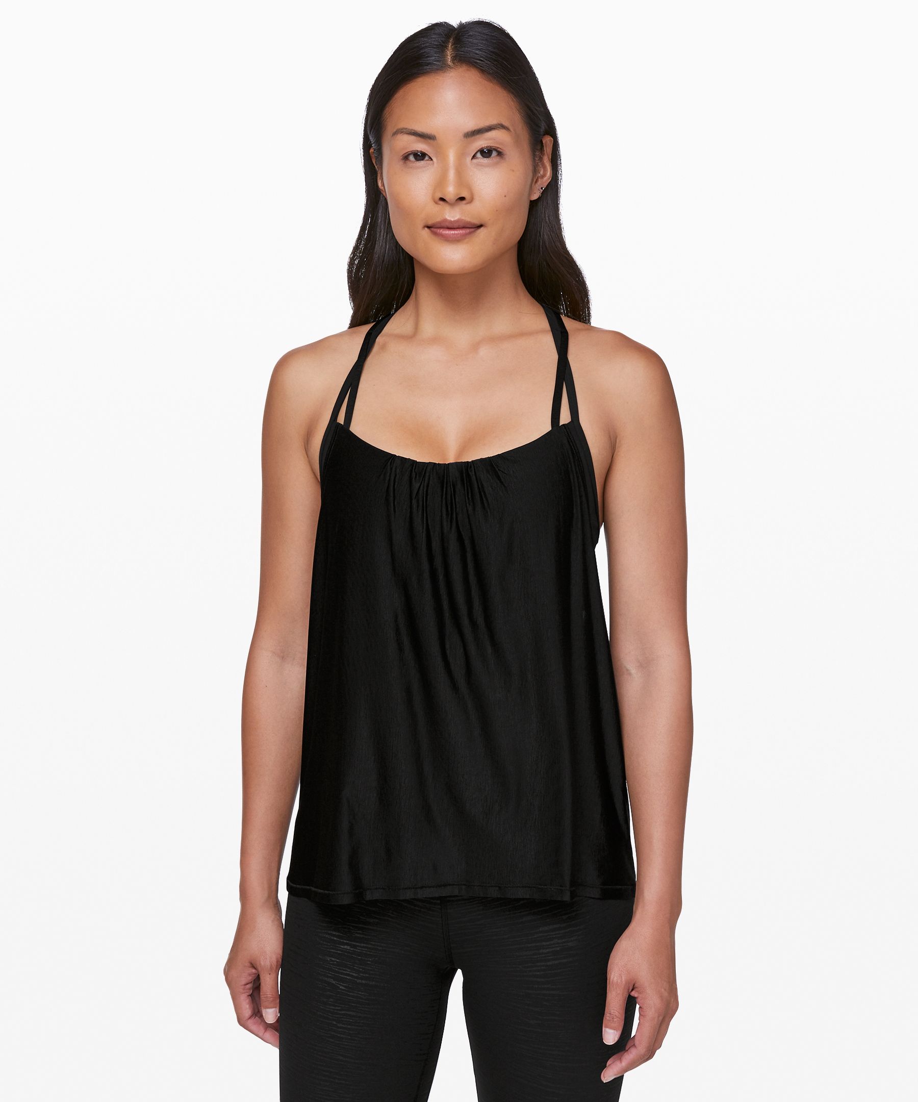 Lululemon No Limits Tank - Black / Savasana Camo 20cm New Black