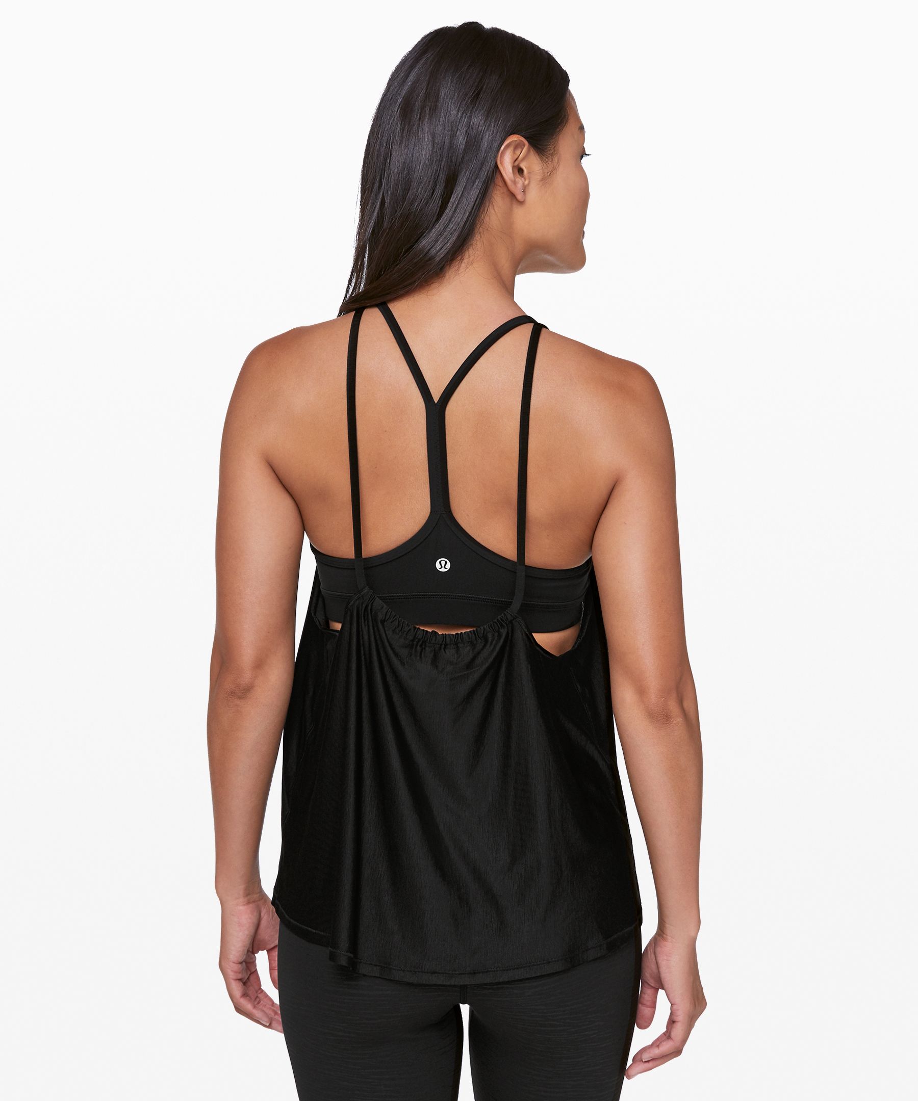 Lululemon Back At It Again Tank - Black - lulu fanatics