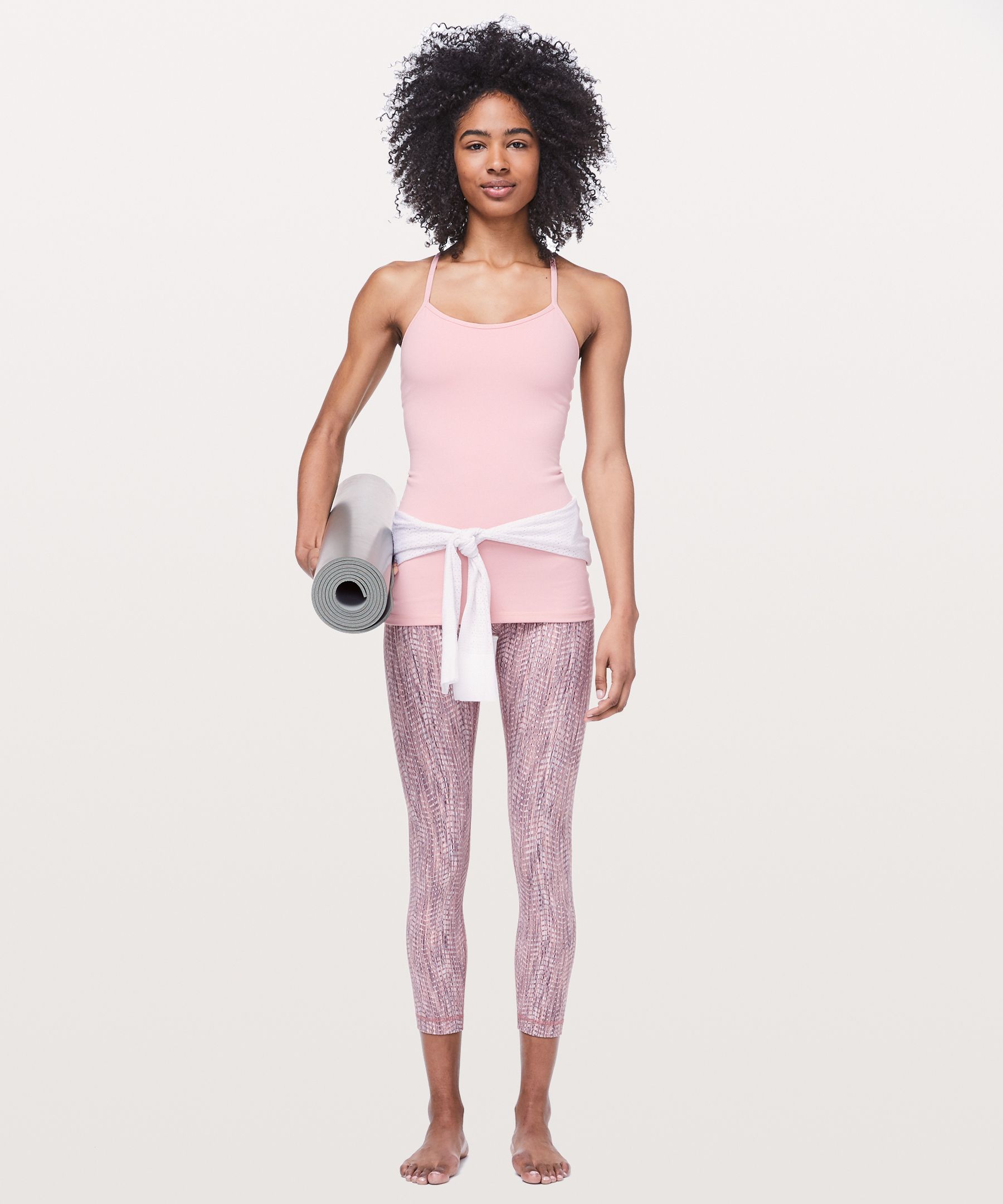 Lululemon Power Y Tank in light pink - Size 10 – The Shop District