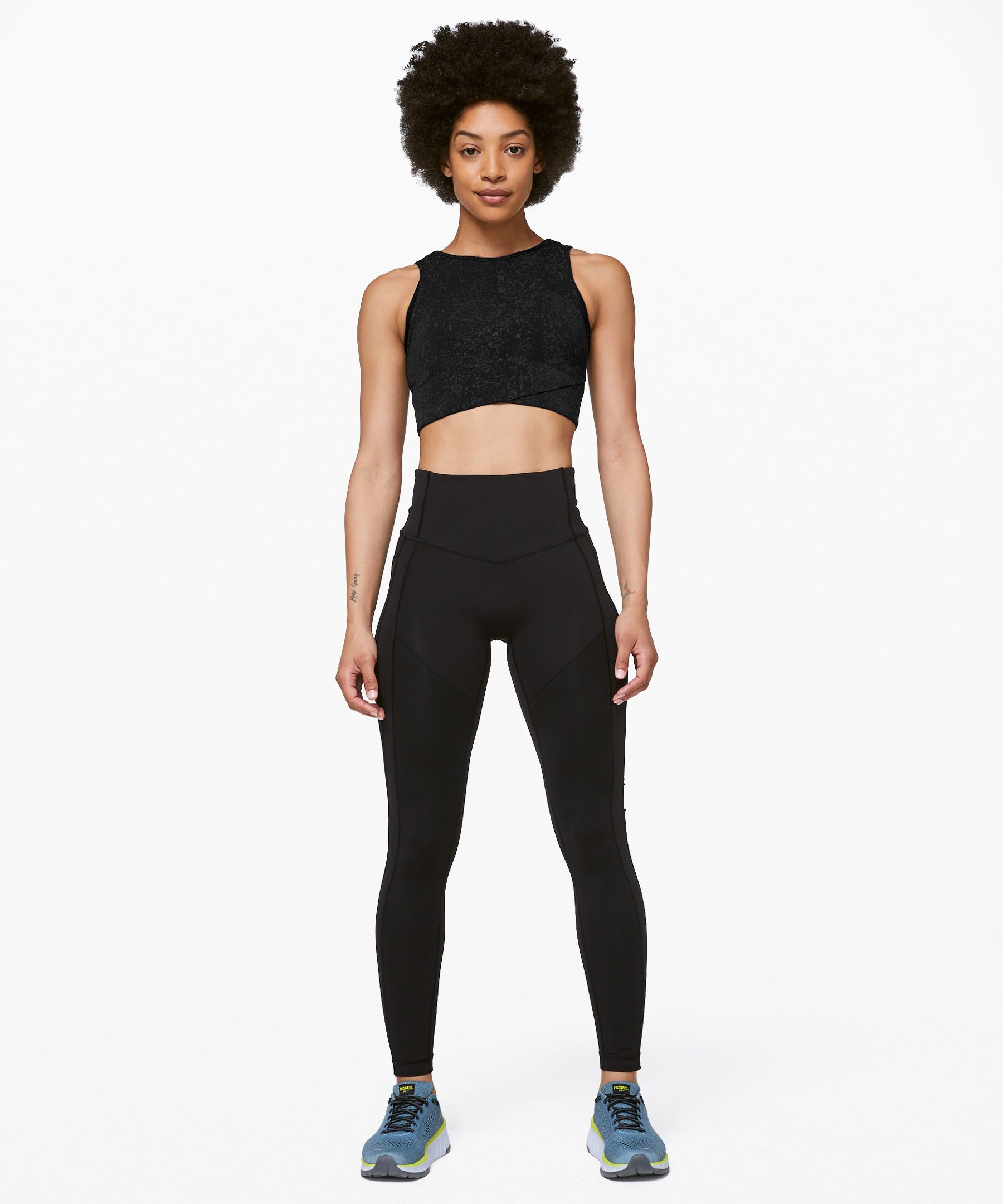 lululemon energetic edge cropped tank