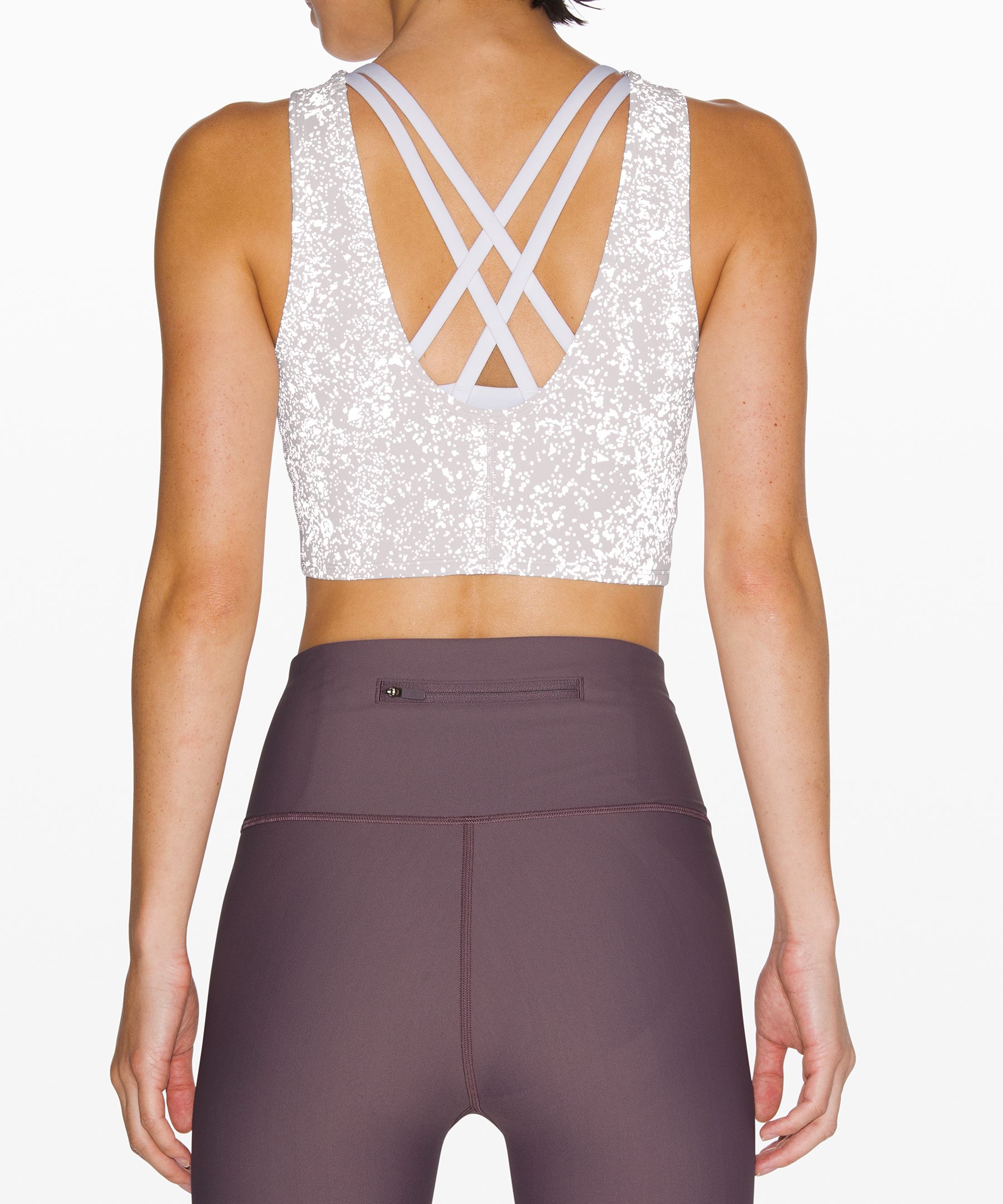 lululemon energetic edge cropped tank