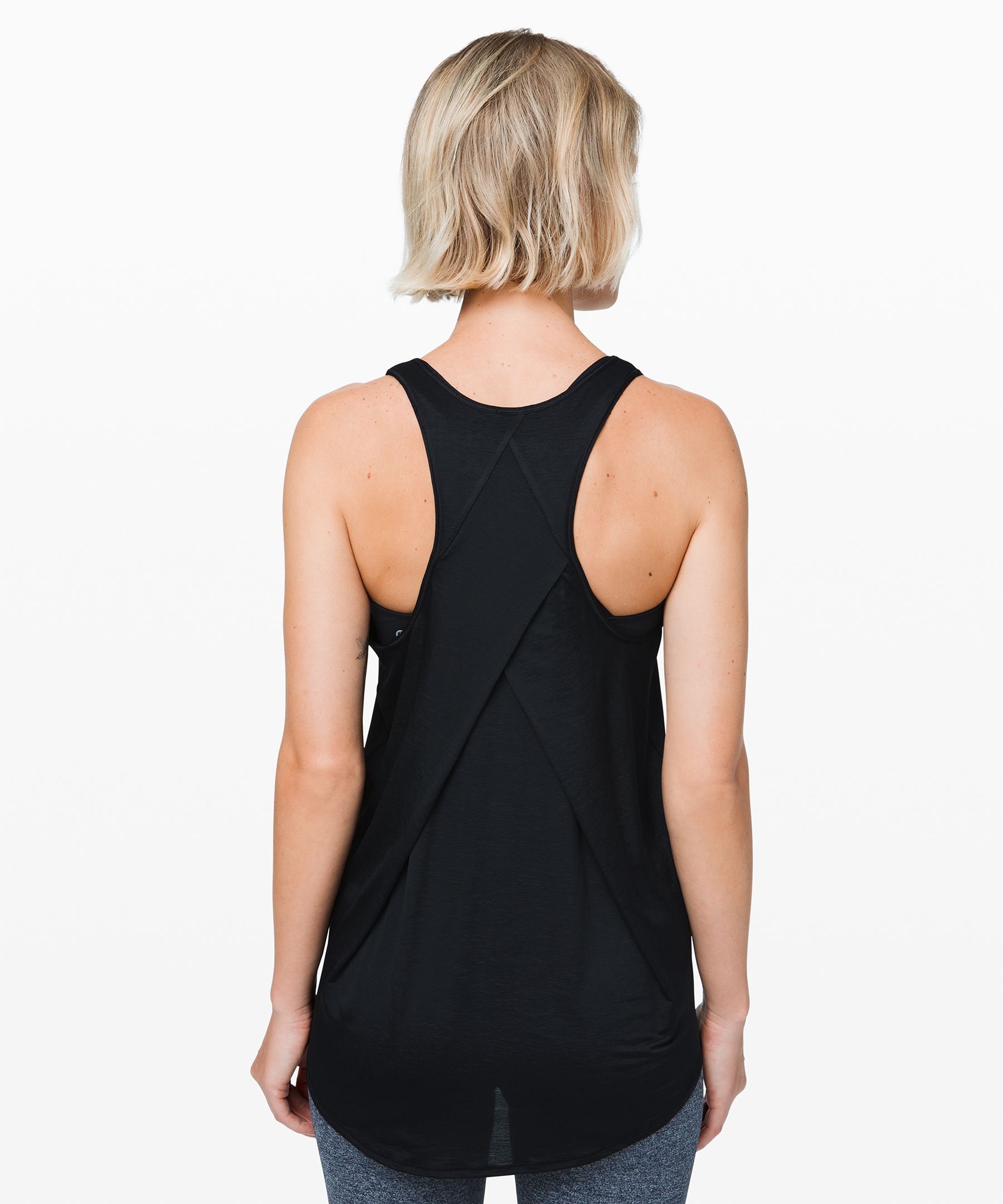 Essential Tank Pleated *Jersey