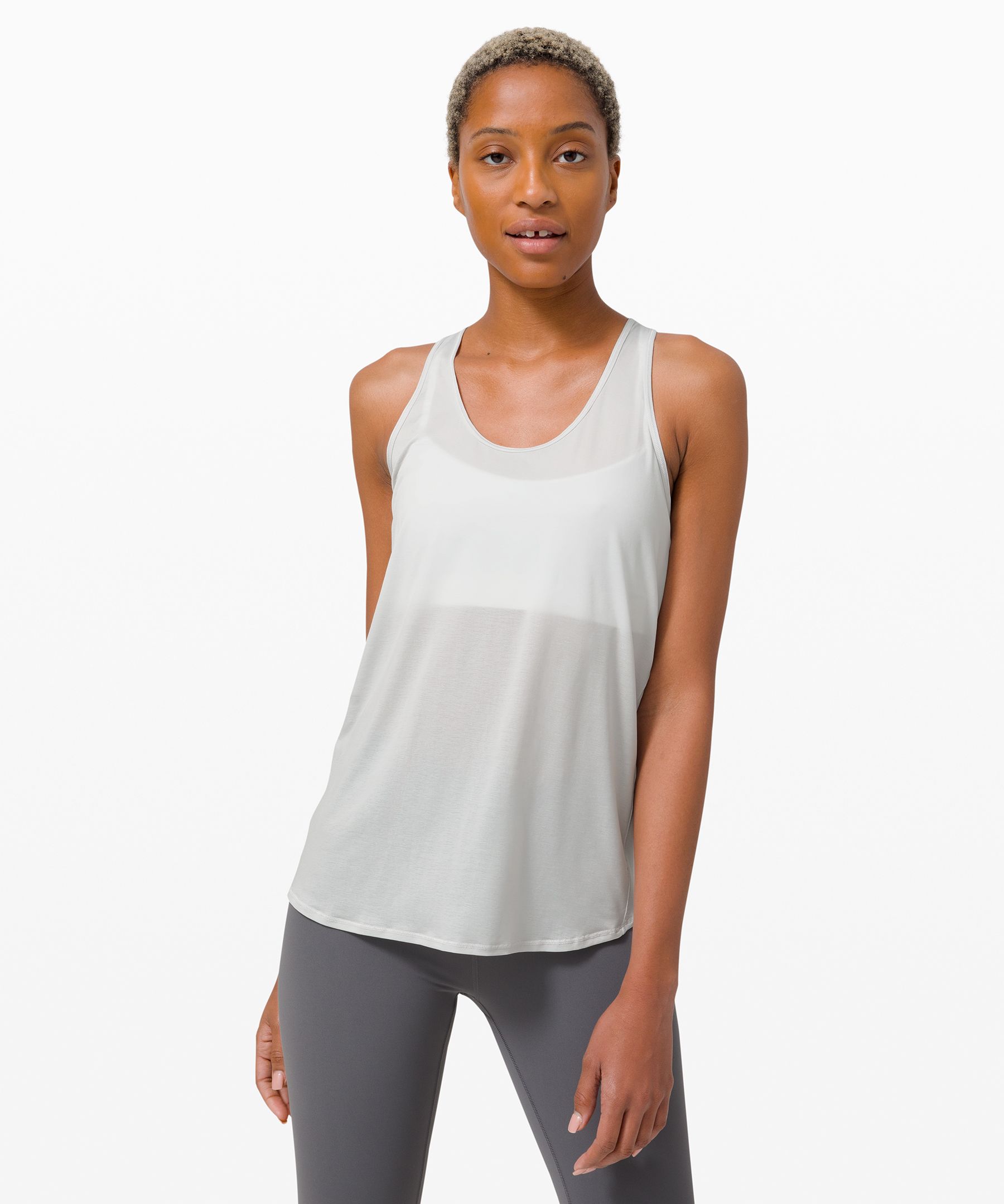 Lululemon Essential Tank *pleated In Vapour