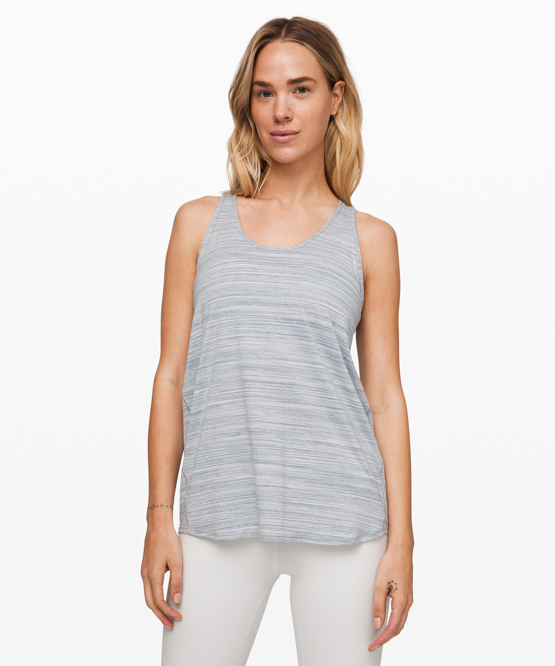 Lululemon Essential Tank *pleated In Printed