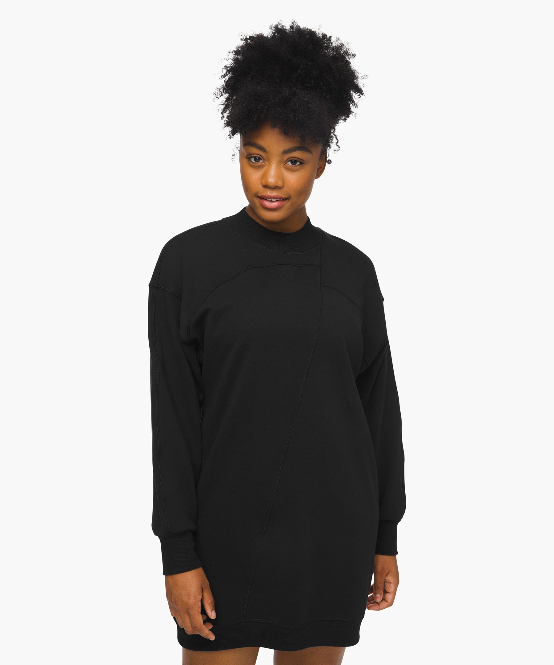 Lululemon Broken Beats Sweater Dress In Black